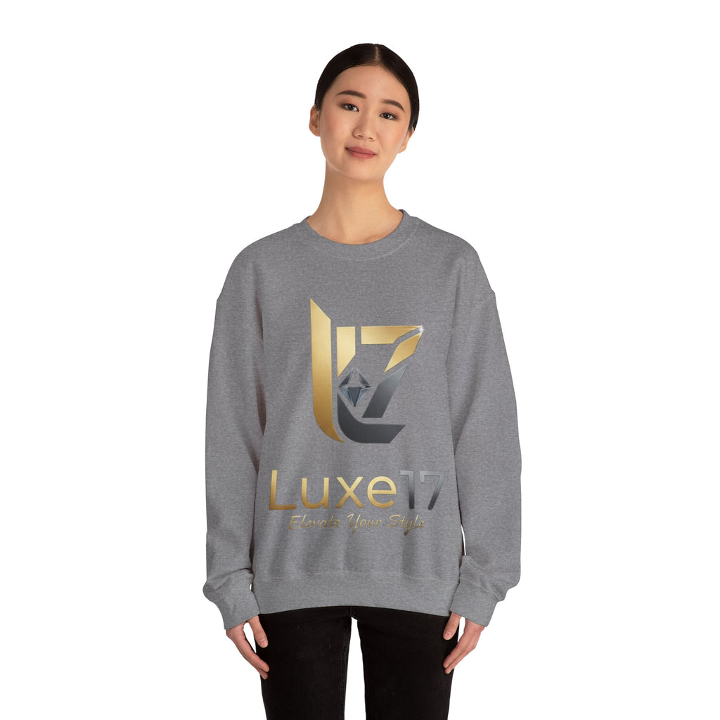 Luxe17 Logo Crewneck Sweatshirt — Elevate Your Style