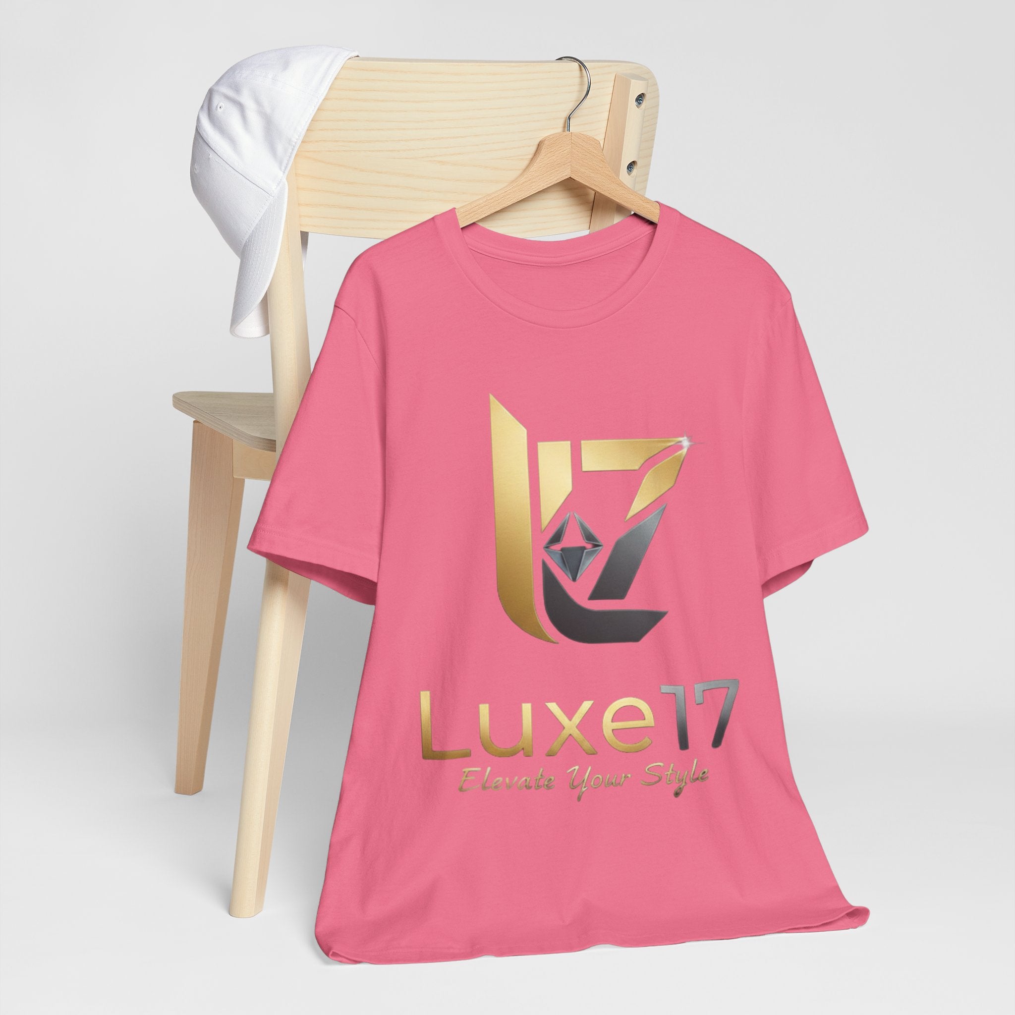 Luxe17 “Elevate Your Style” Logo T‑Shirt