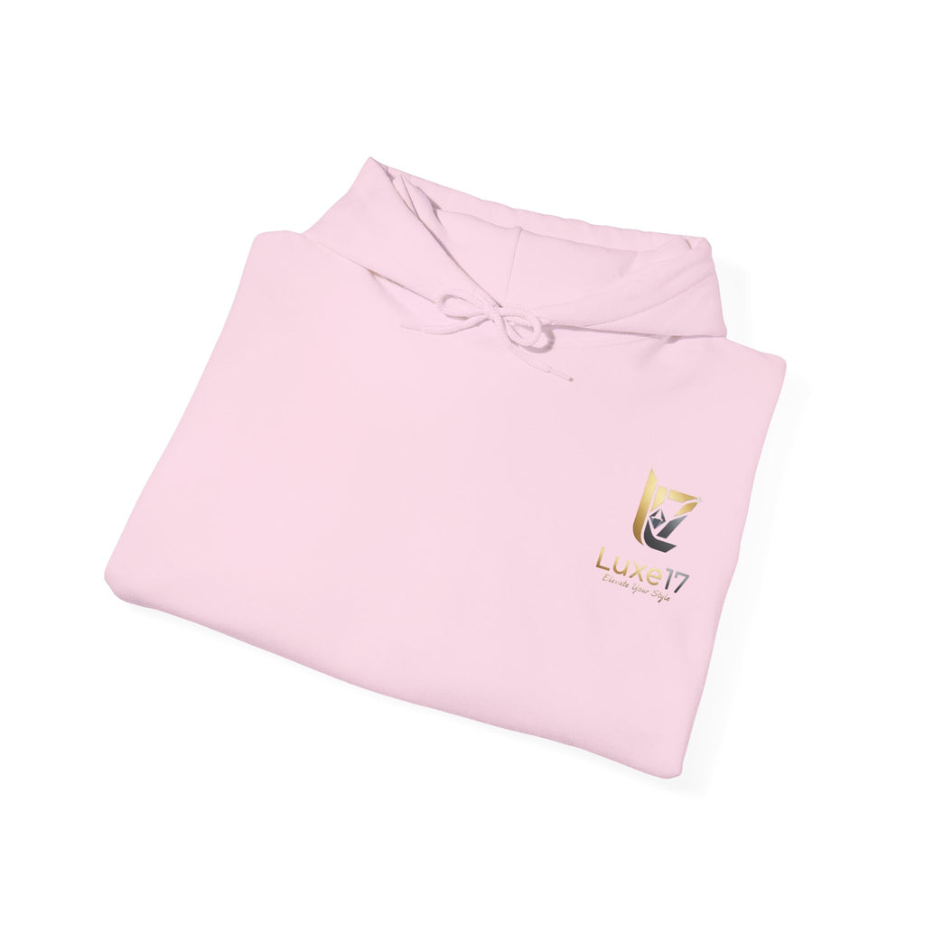 Hoodie — Luxe17 Gold Logo "Elevate Your Style" Pullover