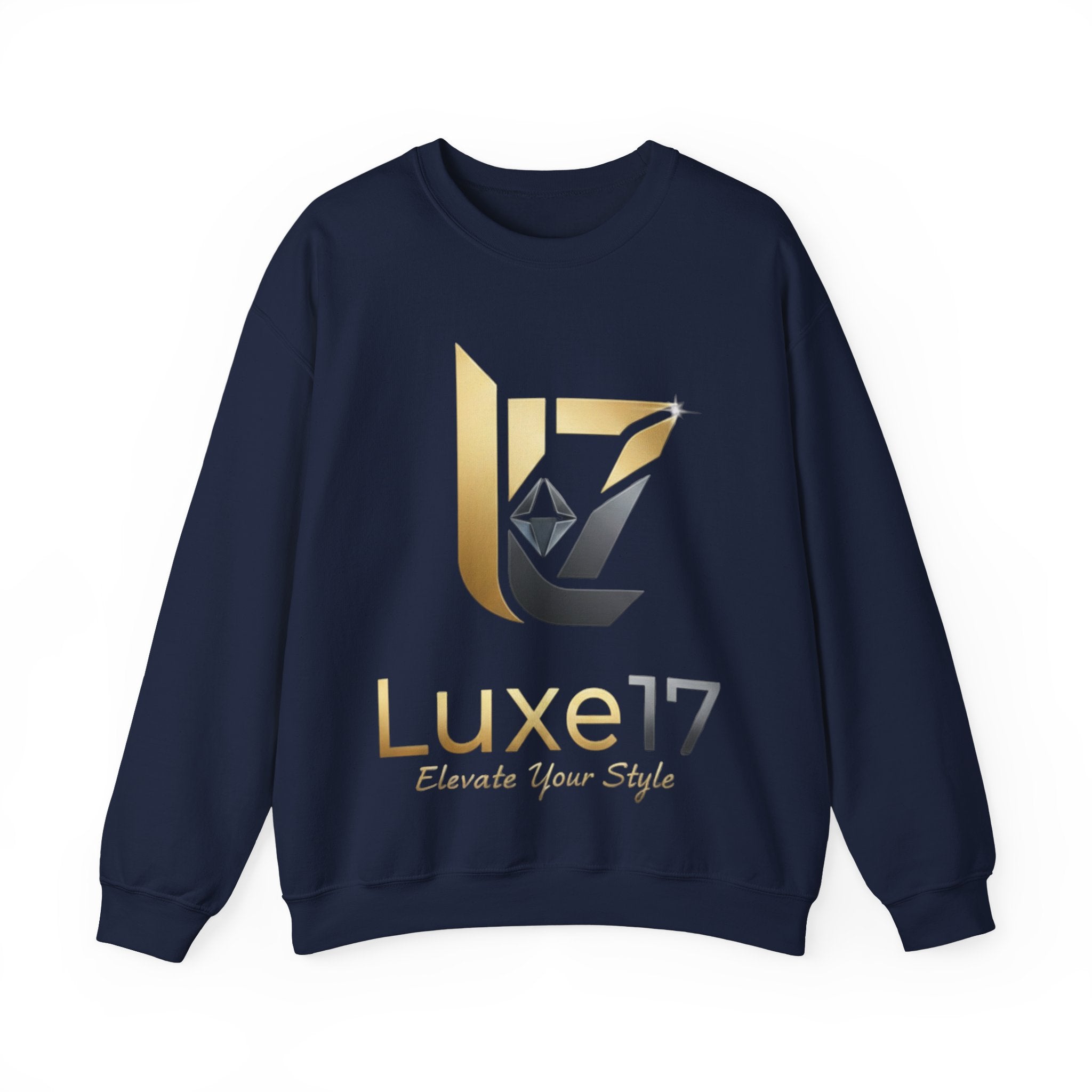 Luxe17 Logo Crewneck Sweatshirt — Elevate Your Style