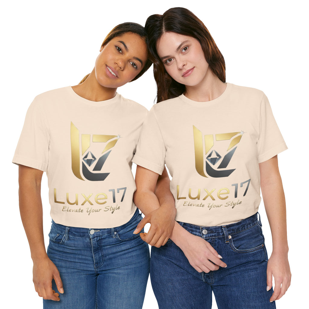 Luxe17 “Elevate Your Style” Logo T‑Shirt