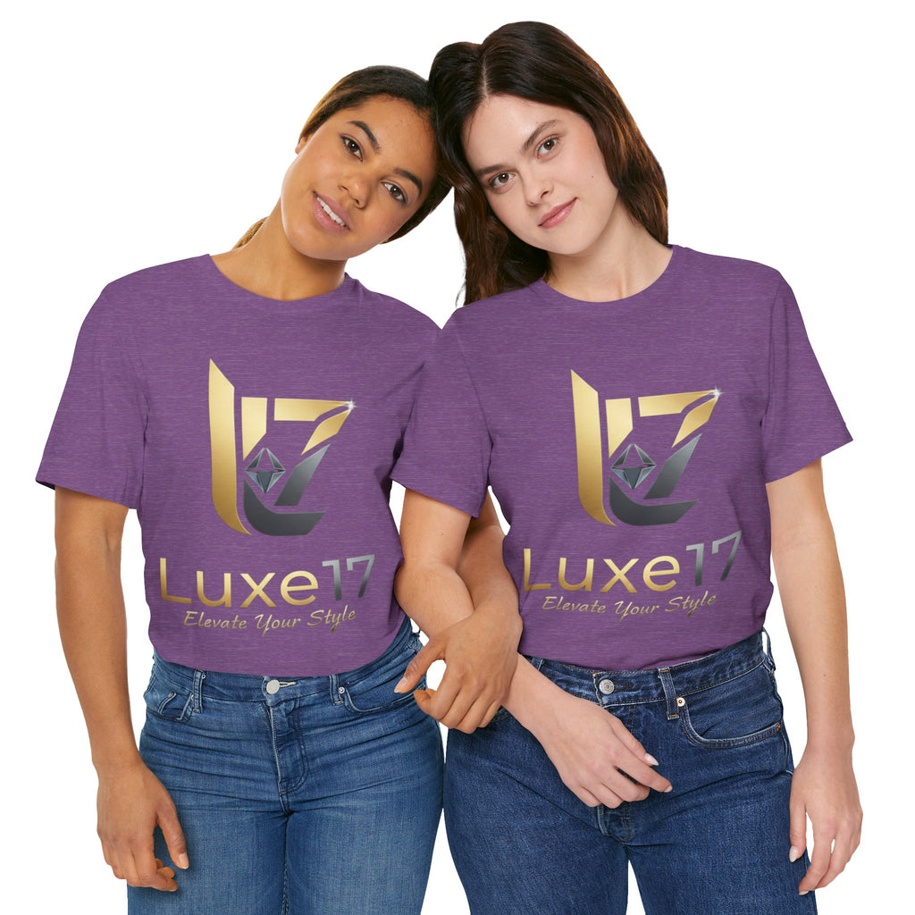 Luxe17 “Elevate Your Style” Logo T‑Shirt