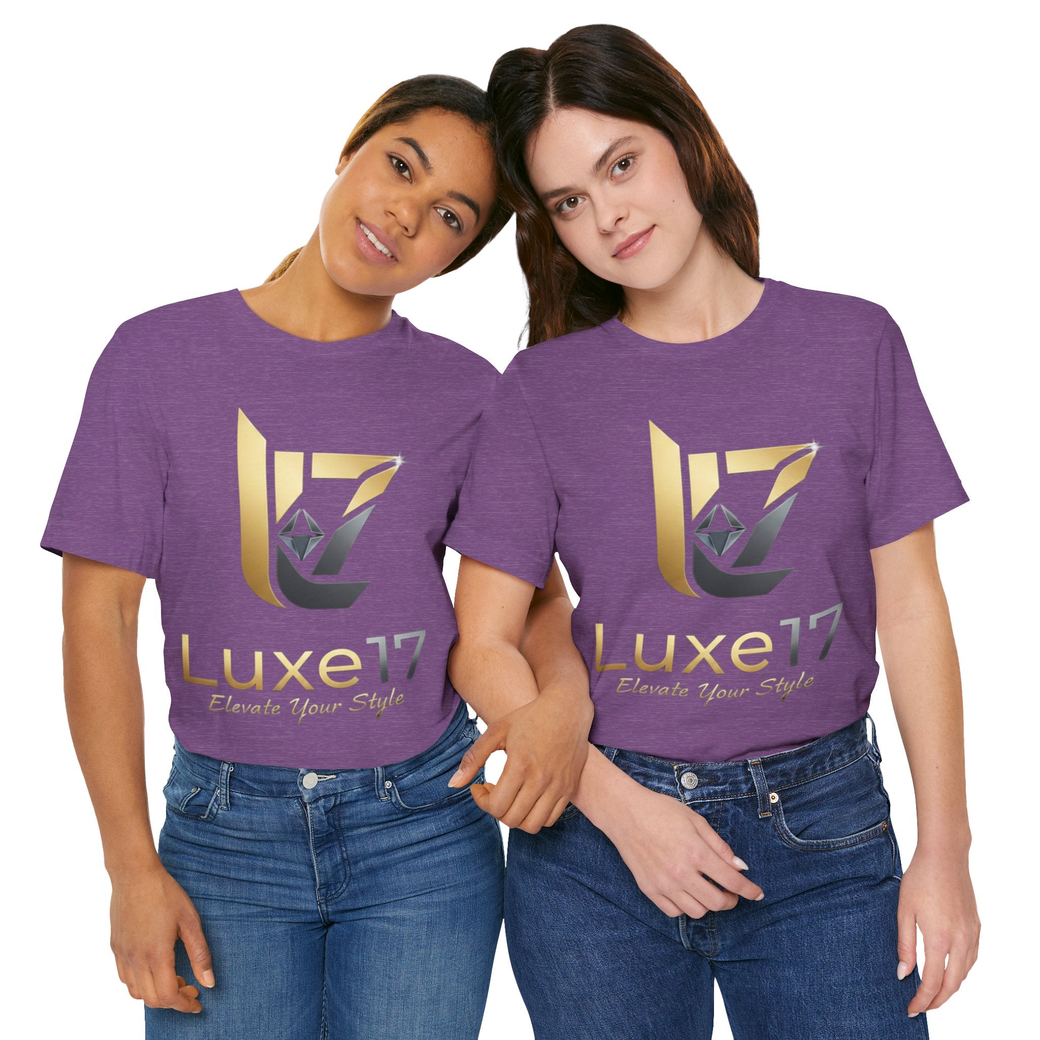 Luxe17 “Elevate Your Style” Logo T‑Shirt