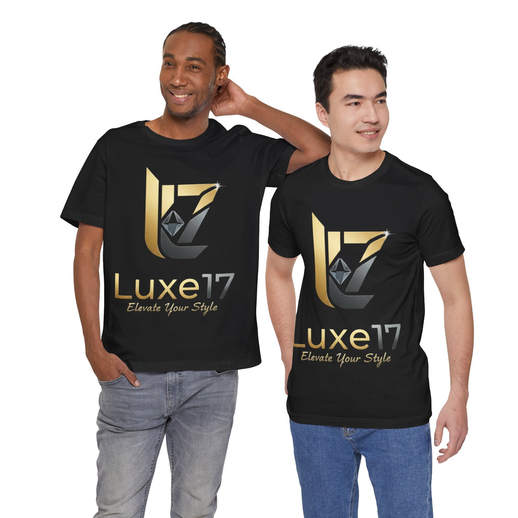 Luxe17 “Elevate Your Style” Logo T‑Shirt