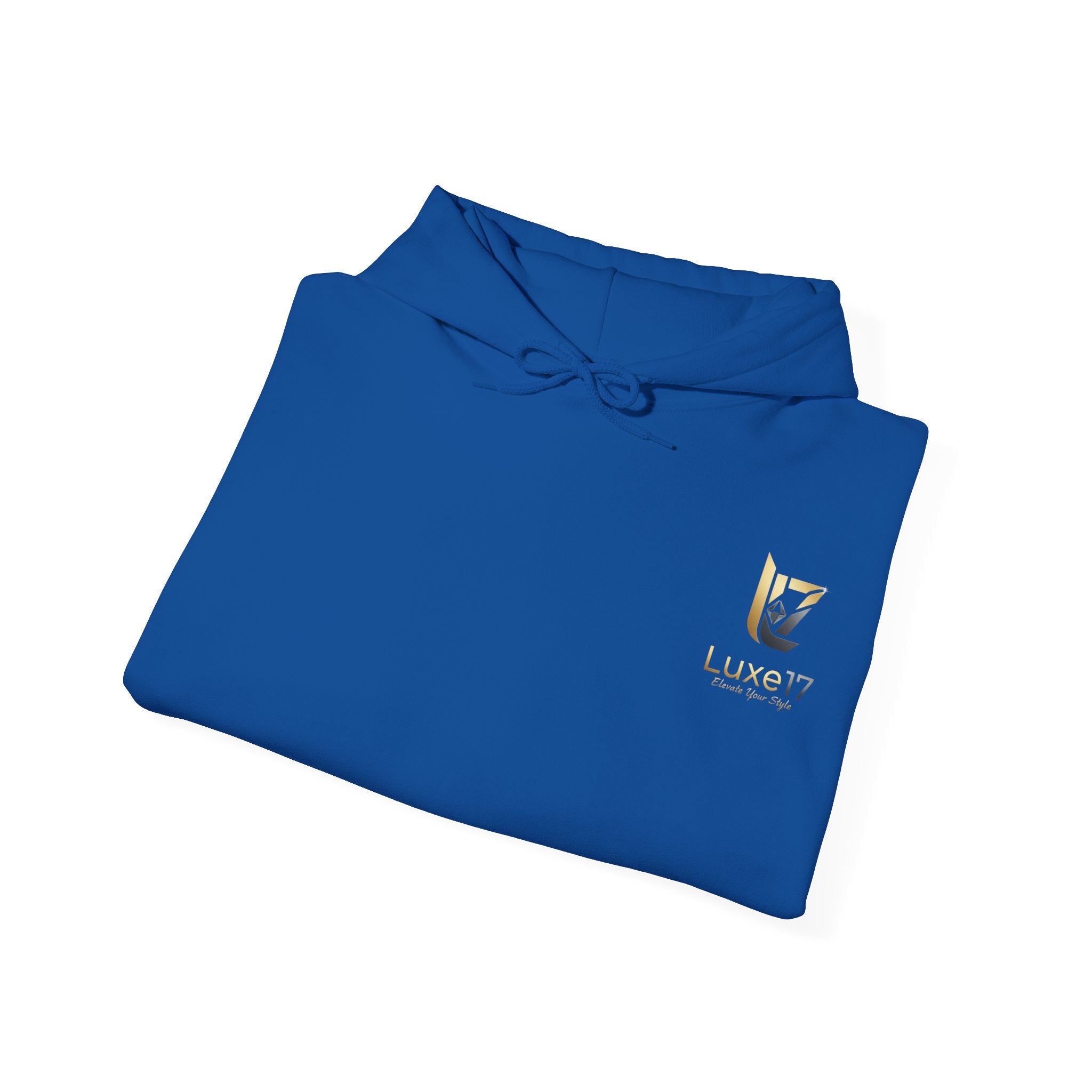 Hoodie — Luxe17 Gold Logo "Elevate Your Style" Pullover