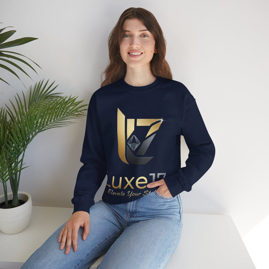 Luxe17 Logo Crewneck Sweatshirt — Elevate Your Style