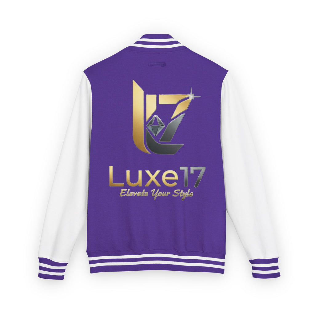 Letterman Jacket — Luxe17 Gold Logo Varsity Jacket