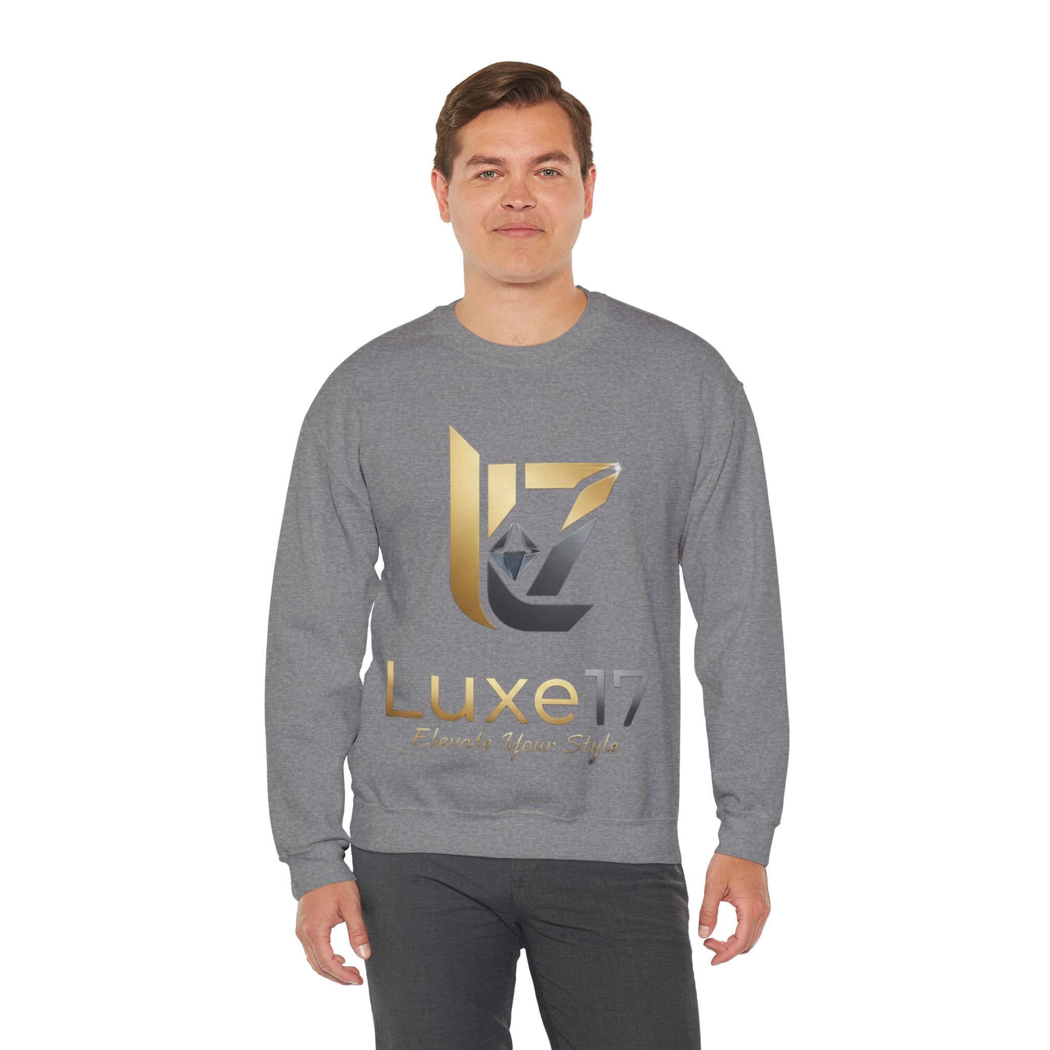 Luxe17 Logo Crewneck Sweatshirt — Elevate Your Style