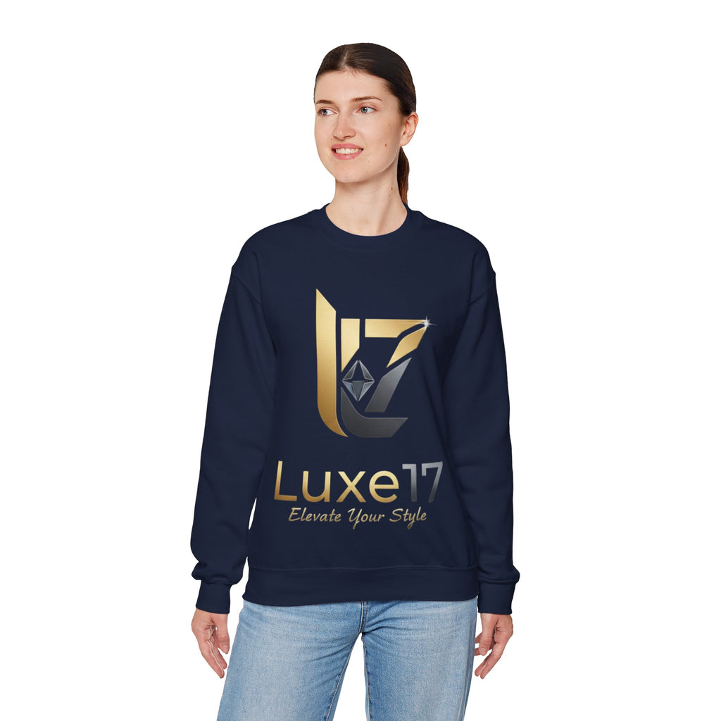 Luxe17 Logo Crewneck Sweatshirt — Elevate Your Style