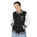 Letterman Jacket — Luxe17 Gold Logo Varsity Jacket