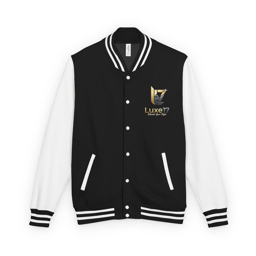 Letterman Jacket — Luxe17 Gold Logo Varsity Jacket