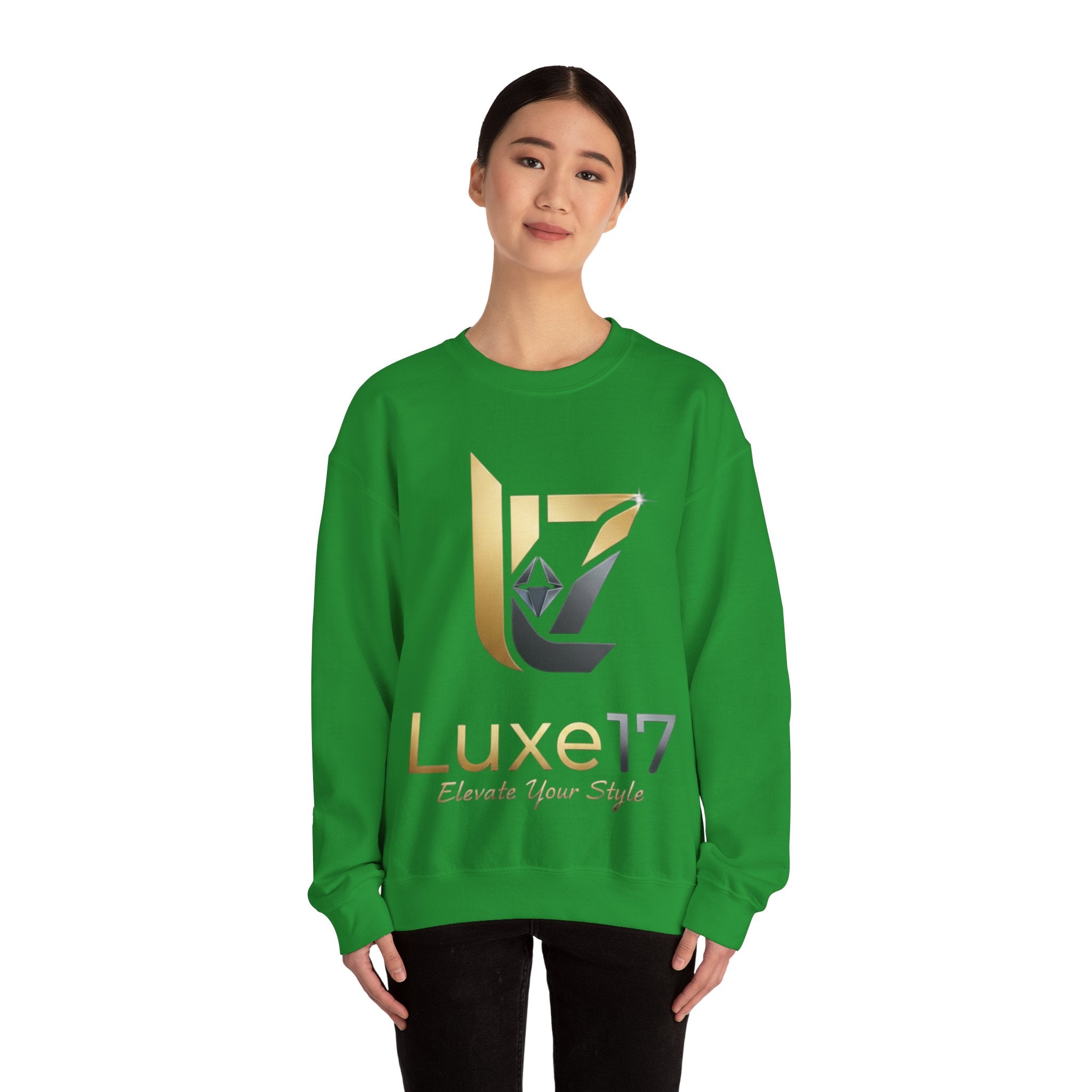 Luxe17 Logo Crewneck Sweatshirt — Elevate Your Style