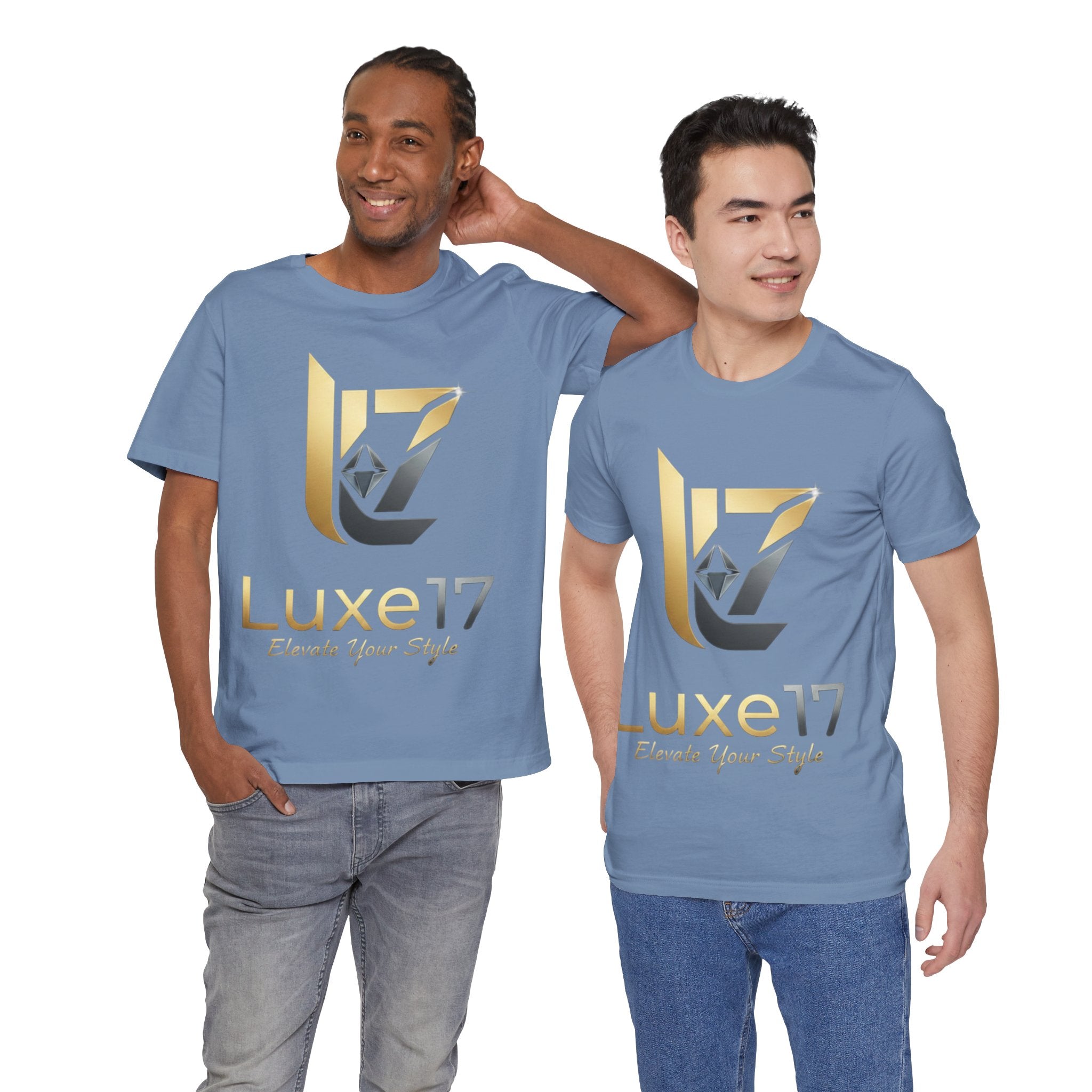 Luxe17 “Elevate Your Style” Logo T‑Shirt