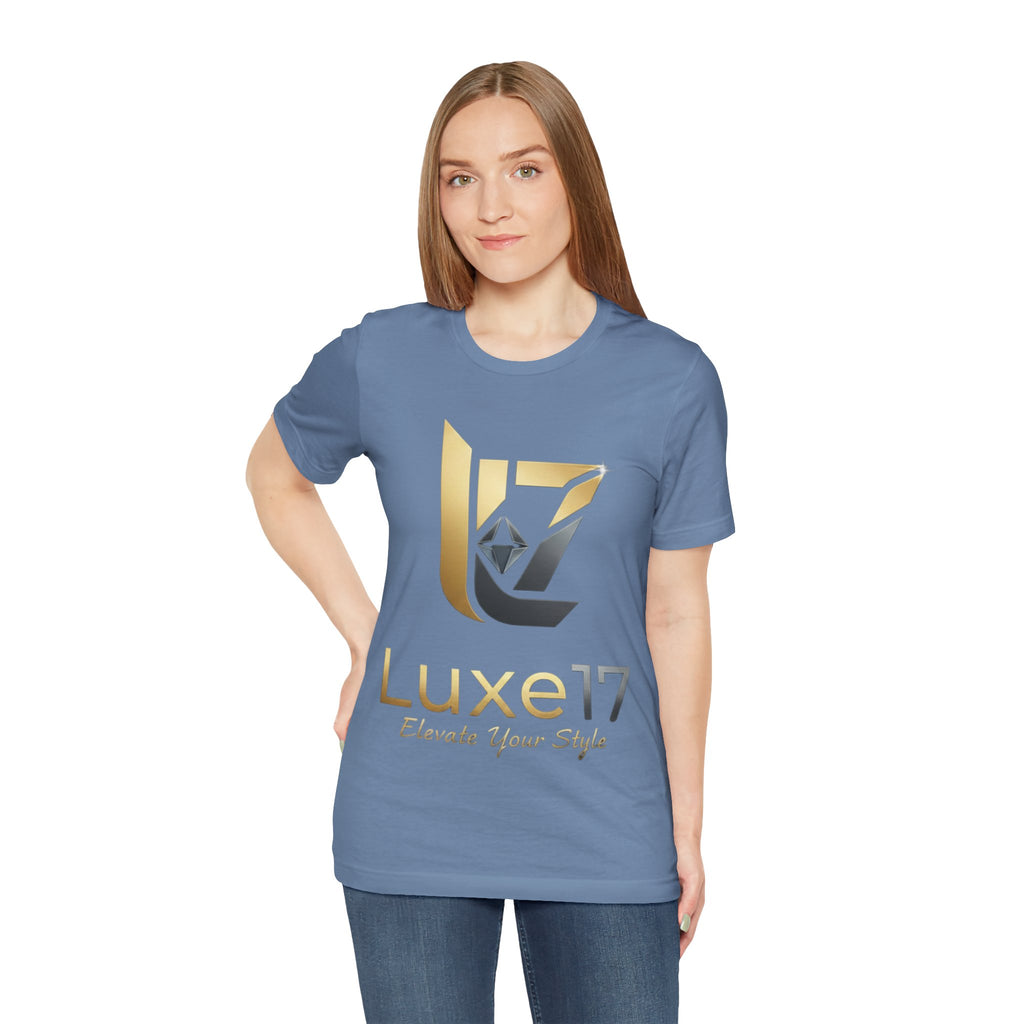 Luxe17 “Elevate Your Style” Logo T‑Shirt
