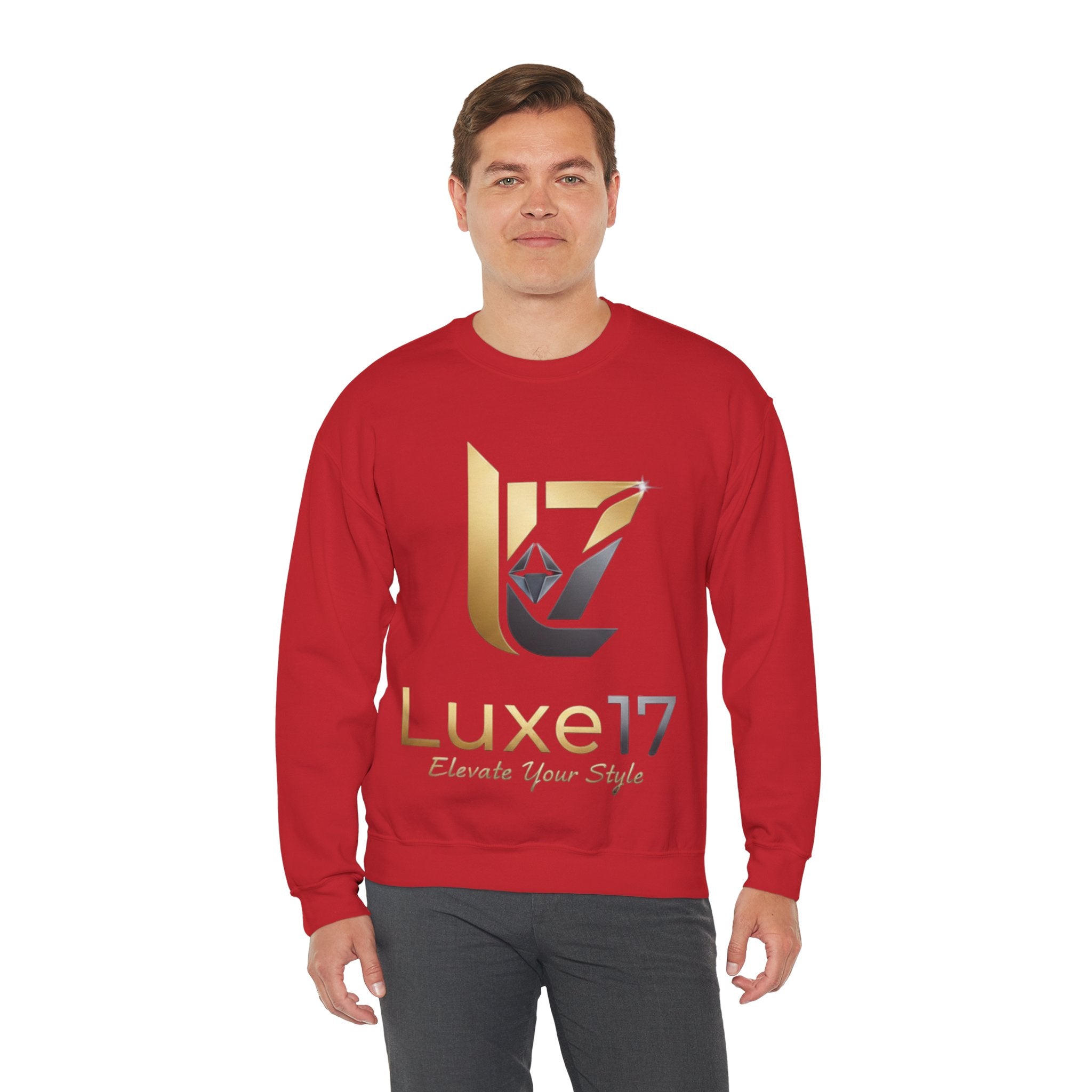 Luxe17 Logo Crewneck Sweatshirt — Elevate Your Style