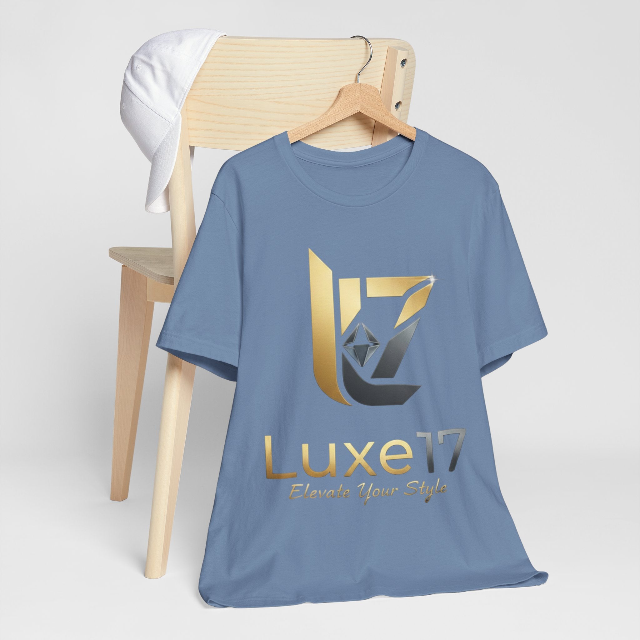 Luxe17 “Elevate Your Style” Logo T‑Shirt