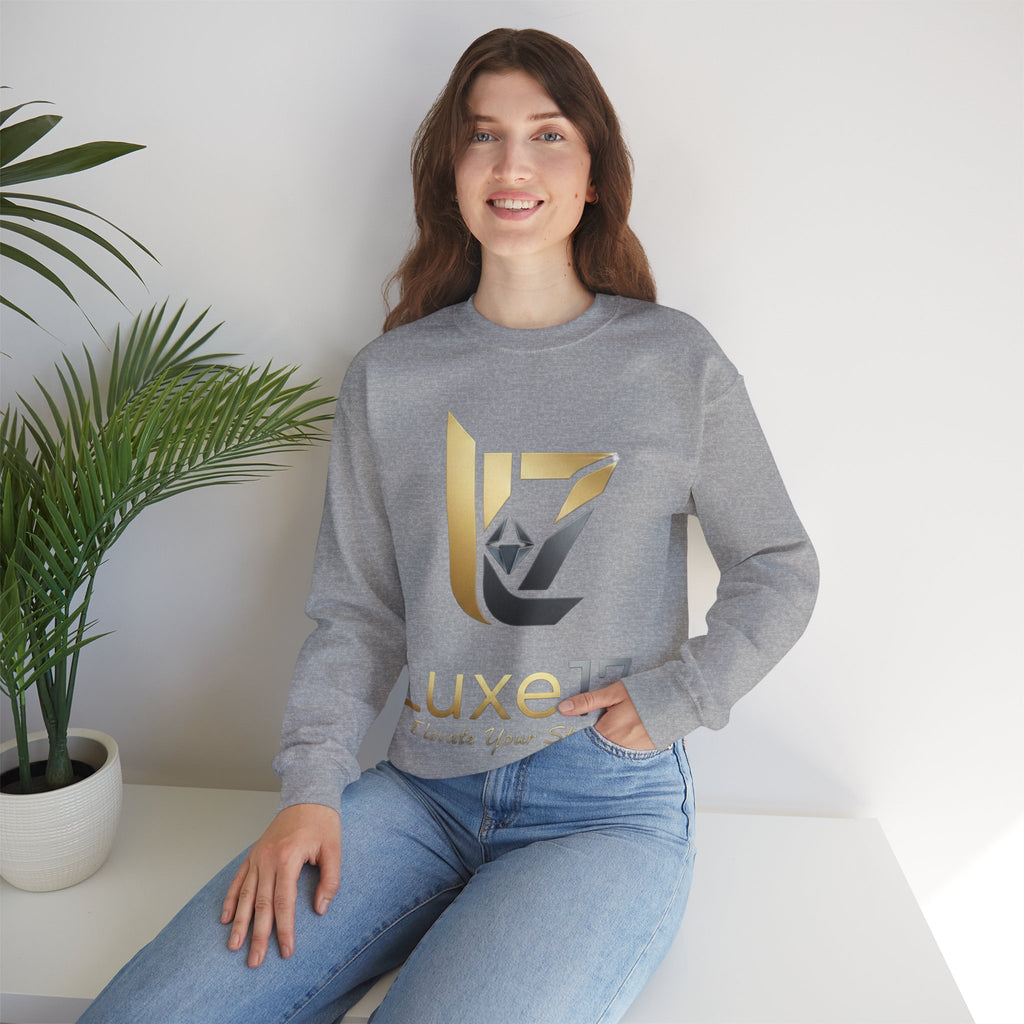 Luxe17 Logo Crewneck Sweatshirt — Elevate Your Style