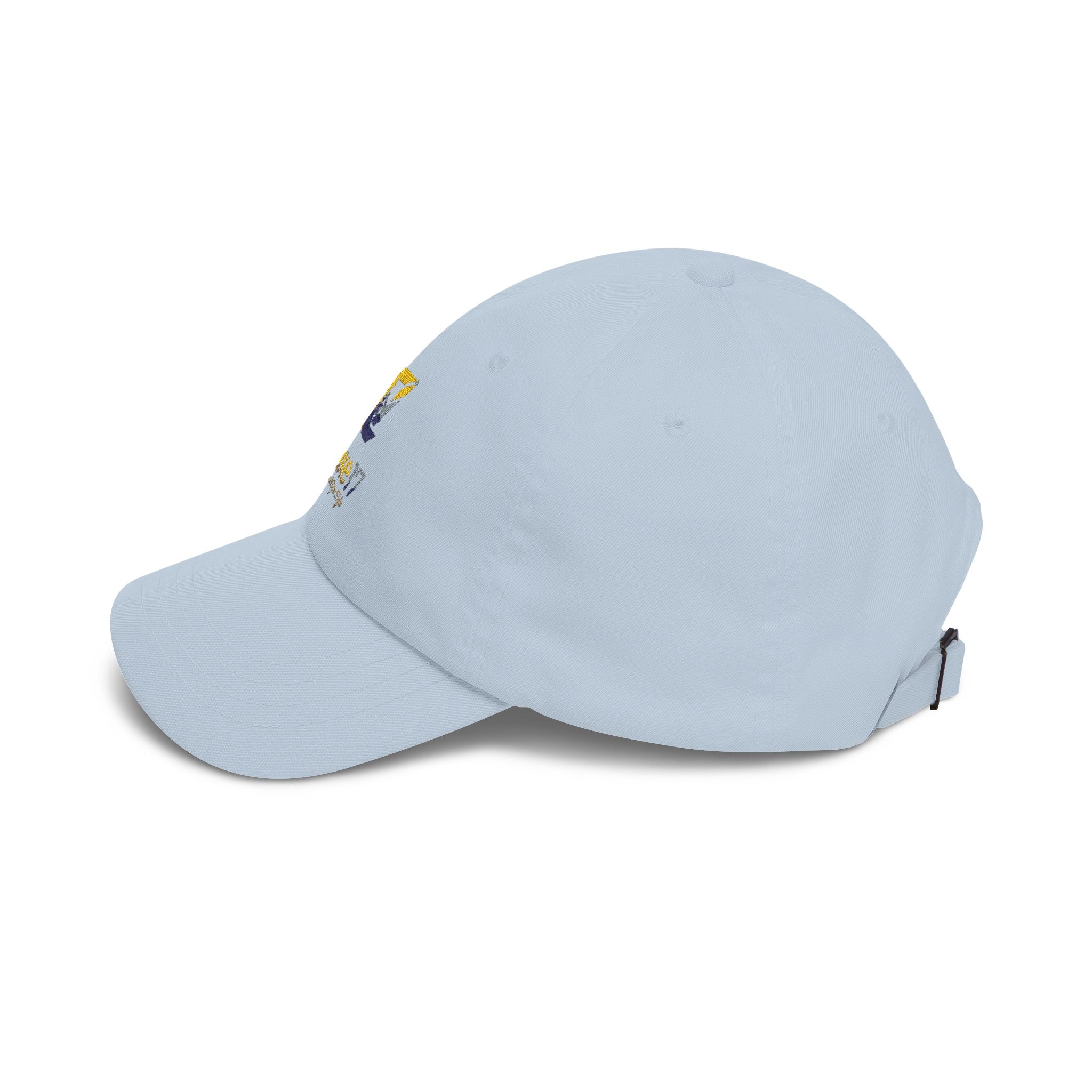 Classic Dad Cap — Luxe17 Embroidered White Baseball Hat