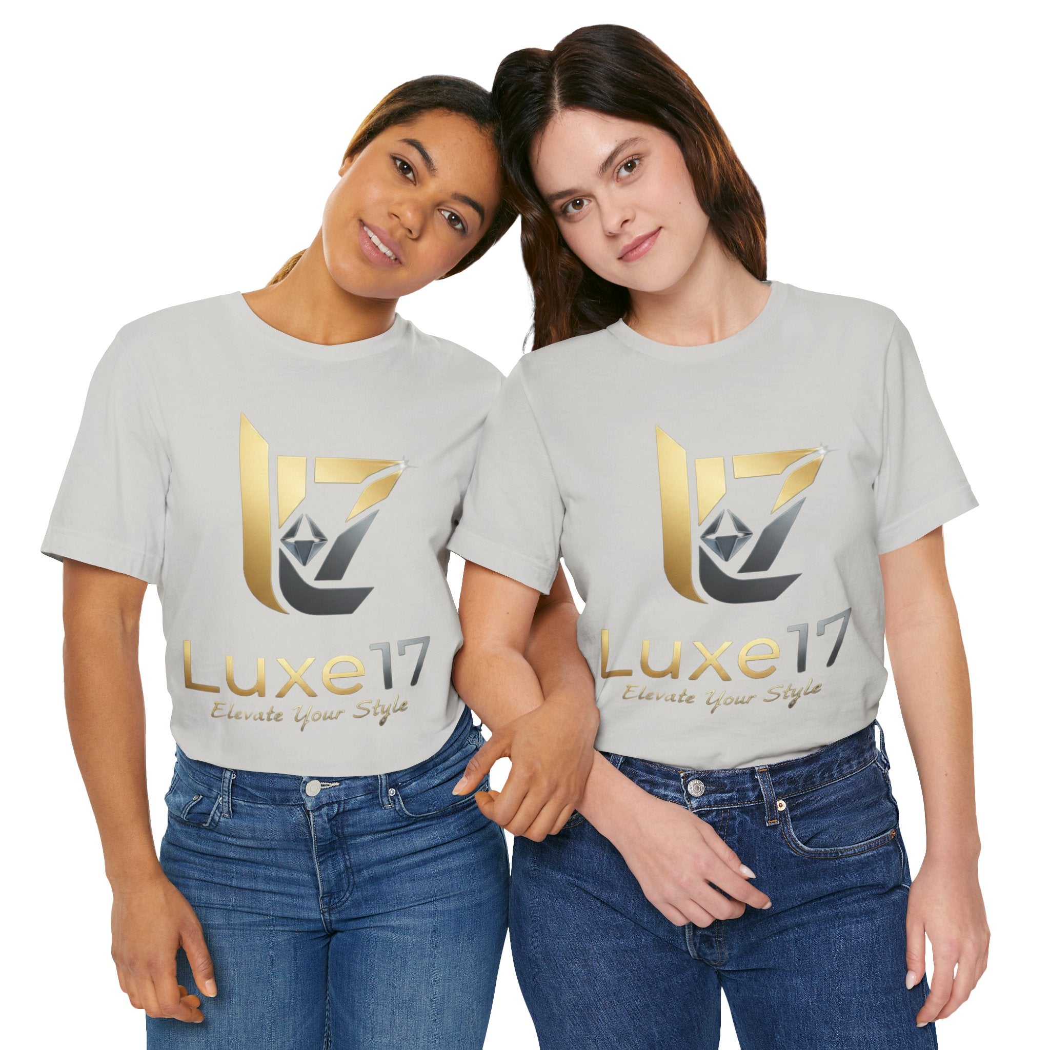 Luxe17 “Elevate Your Style” Logo T‑Shirt