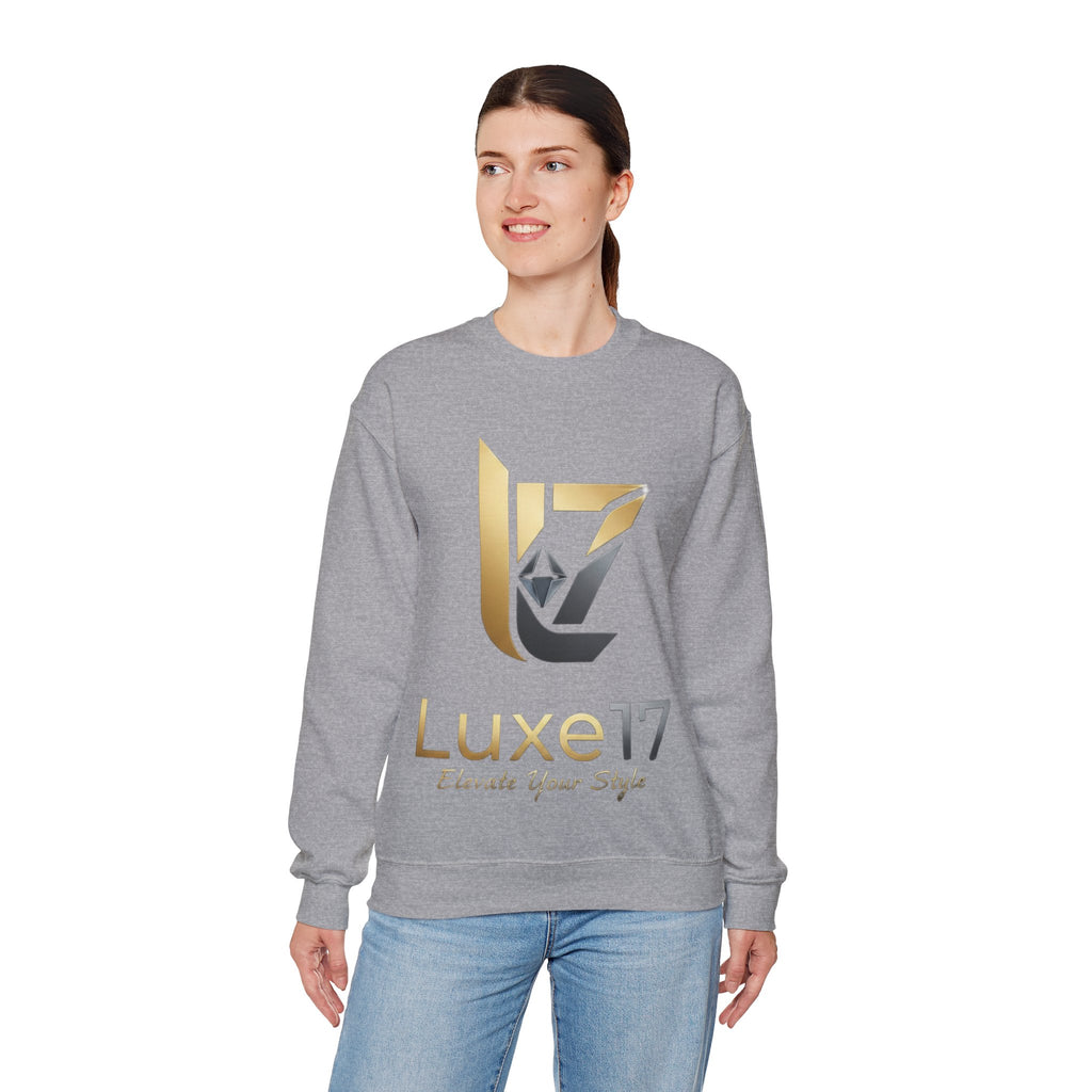 Luxe17 Logo Crewneck Sweatshirt — Elevate Your Style