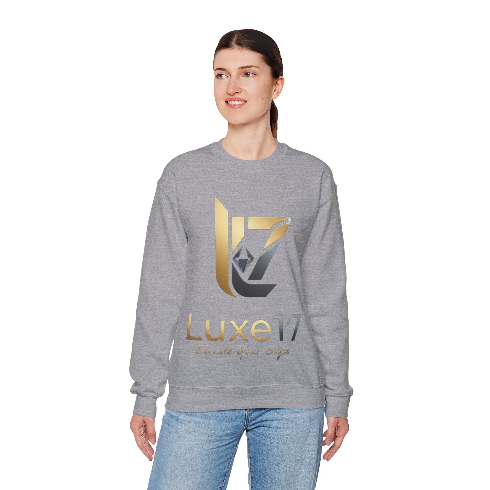 Luxe17 Logo Crewneck Sweatshirt — Elevate Your Style