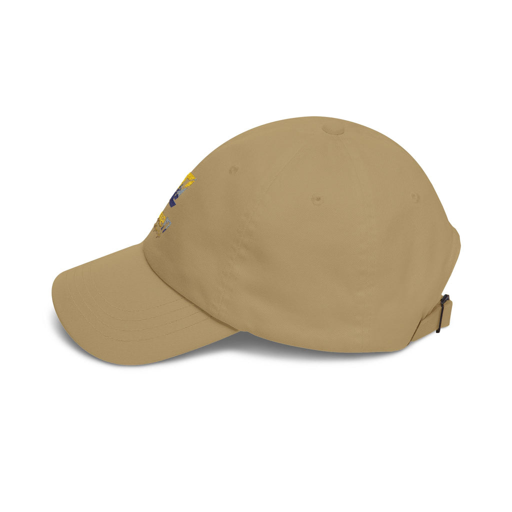 Classic Dad Cap — Luxe17 Embroidered White Baseball Hat