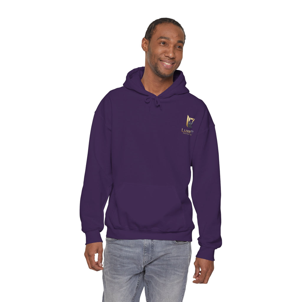 Hoodie — Luxe17 Gold Logo "Elevate Your Style" Pullover