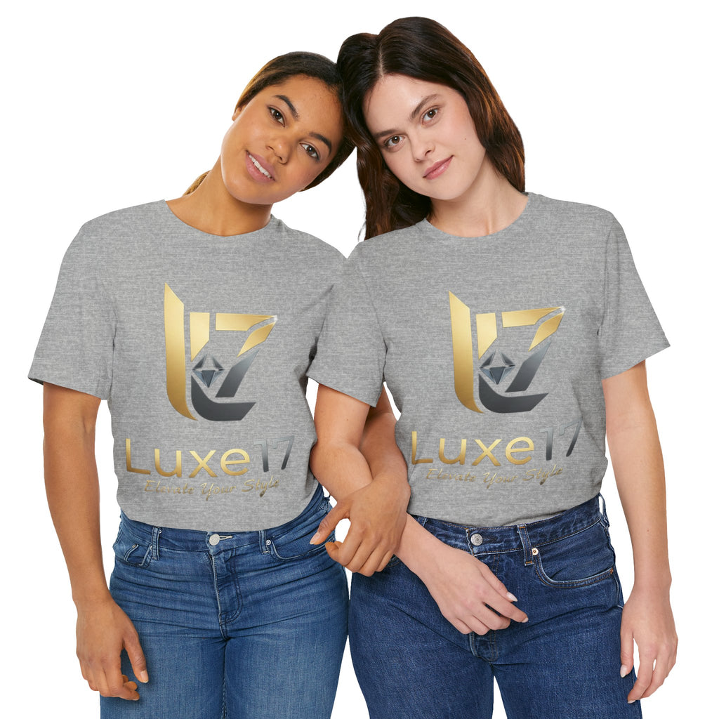 Luxe17 “Elevate Your Style” Logo T‑Shirt