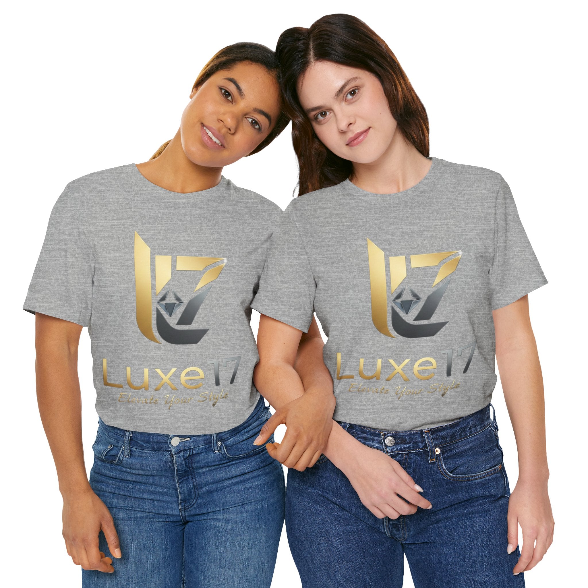 Luxe17 “Elevate Your Style” Logo T‑Shirt
