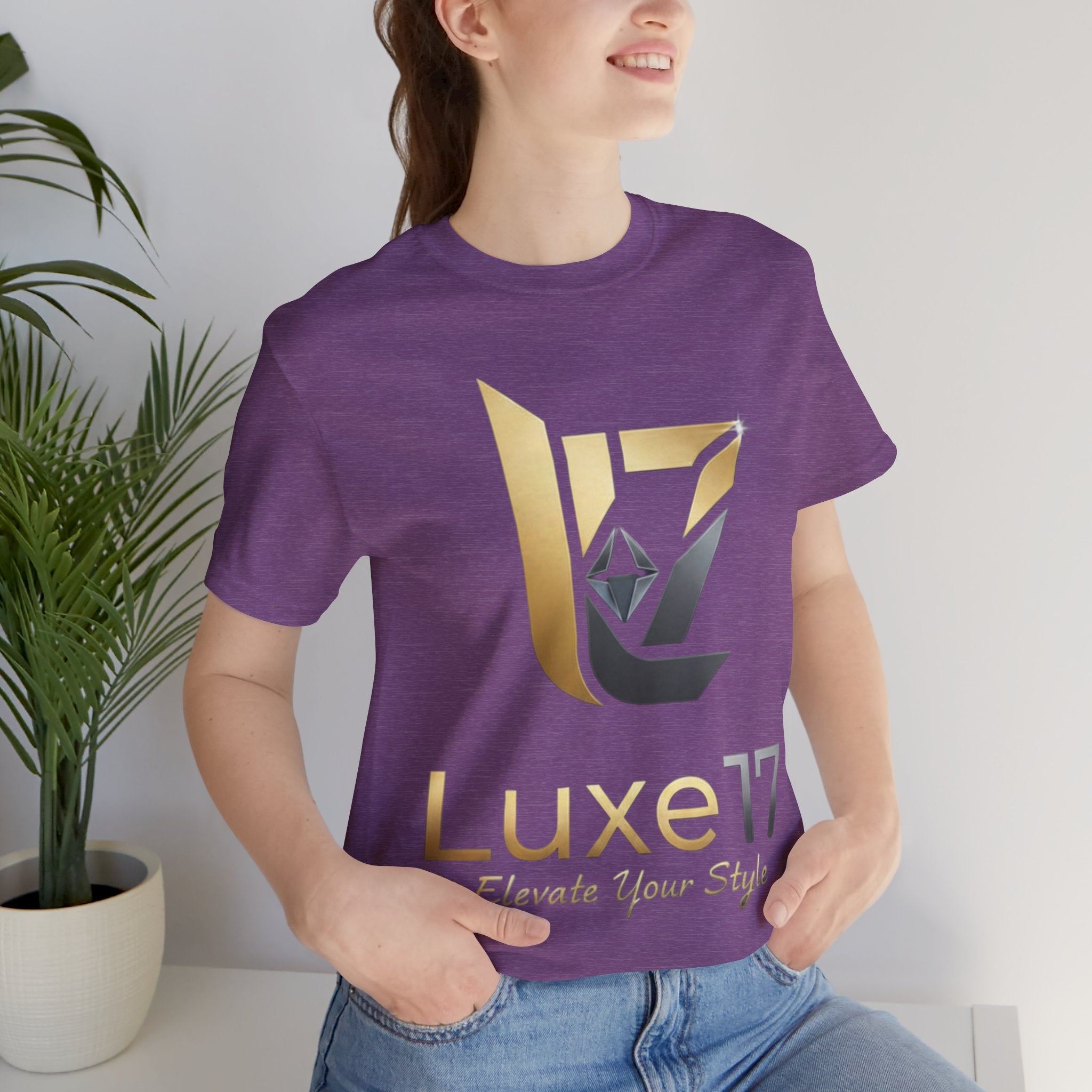 Luxe17 “Elevate Your Style” Logo T‑Shirt
