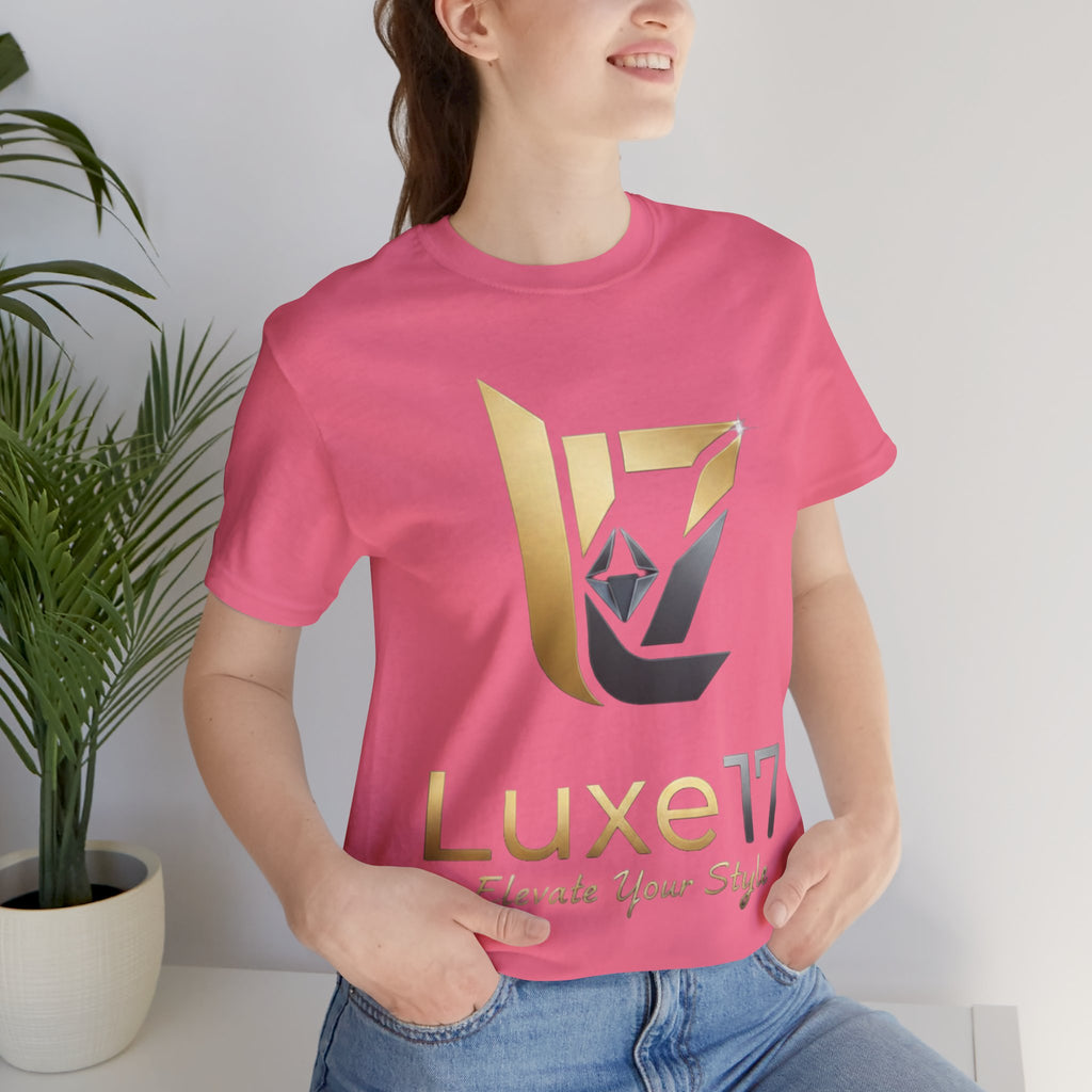 Luxe17 “Elevate Your Style” Logo T‑Shirt