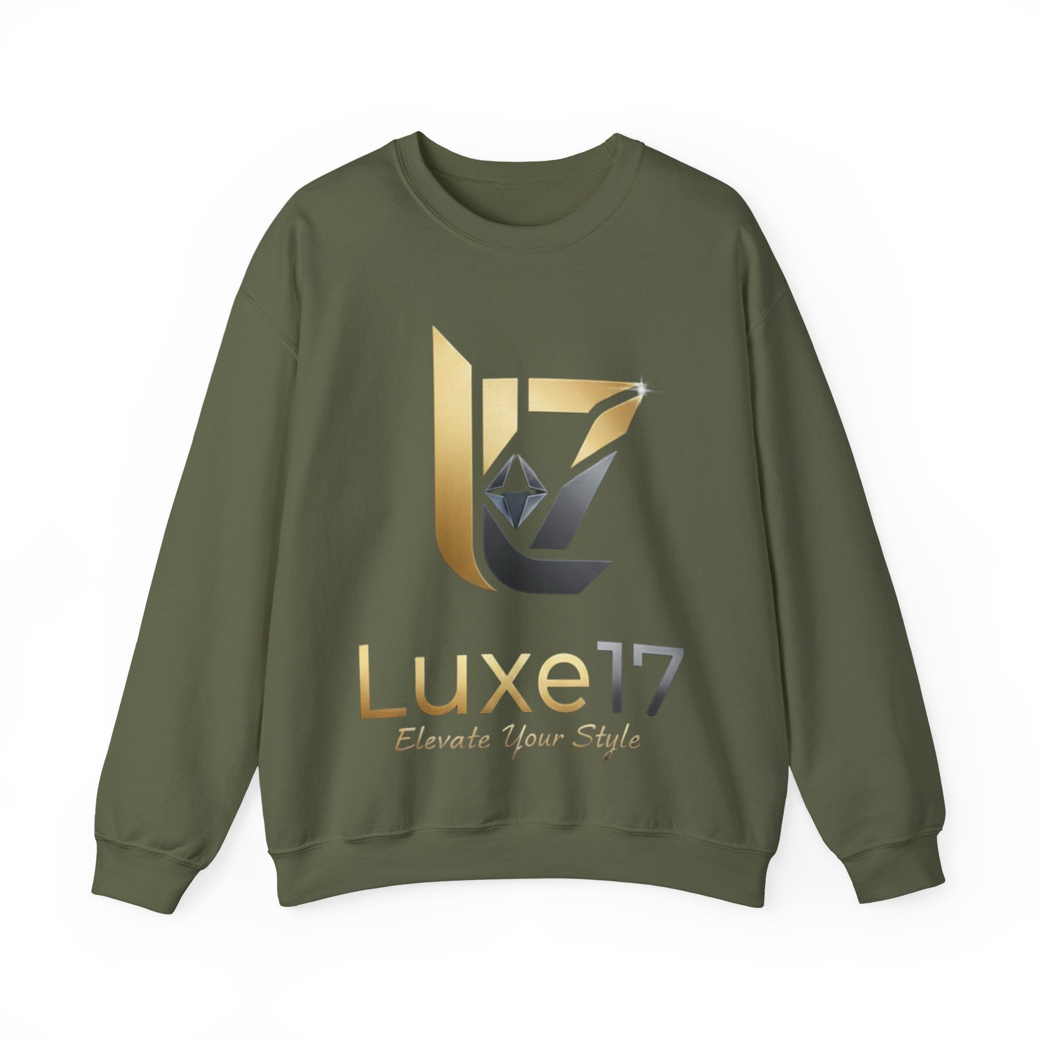 Luxe17 Logo Crewneck Sweatshirt — Elevate Your Style