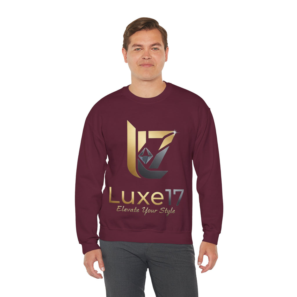 Luxe17 Logo Crewneck Sweatshirt — Elevate Your Style