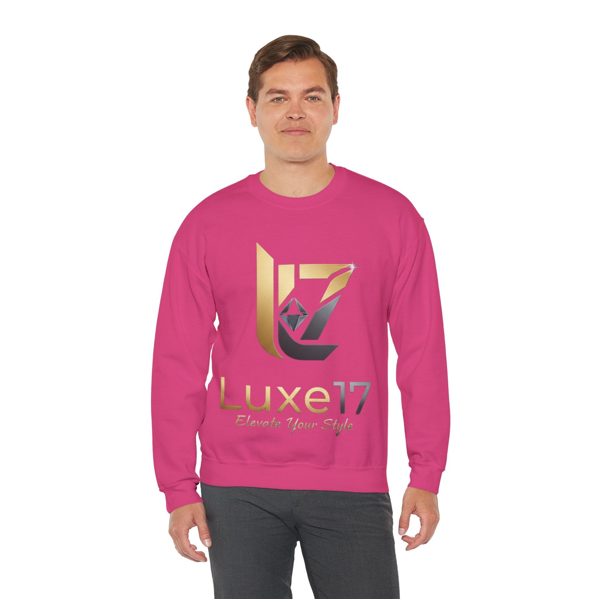 Luxe17 Logo Crewneck Sweatshirt — Elevate Your Style