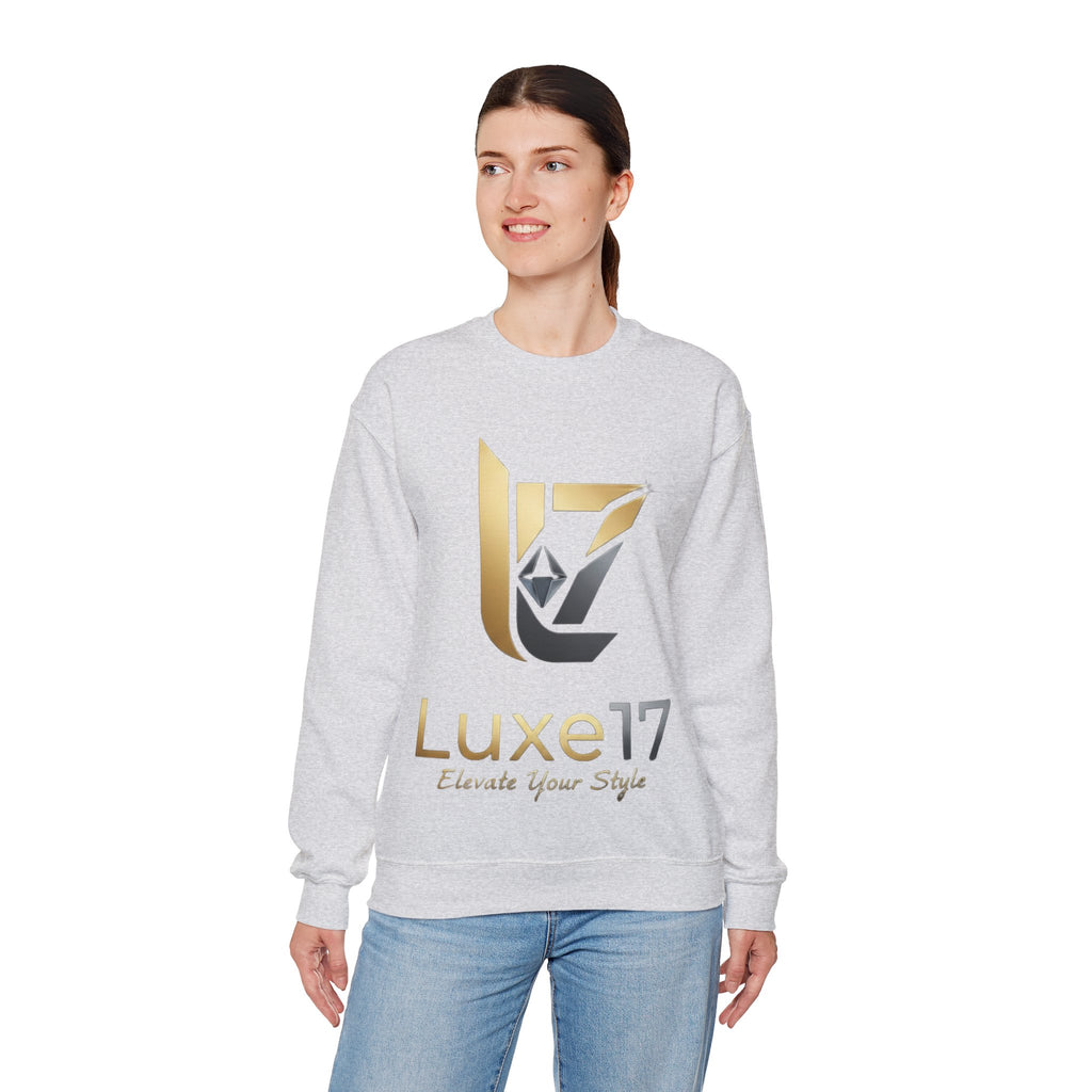 Luxe17 Logo Crewneck Sweatshirt — Elevate Your Style