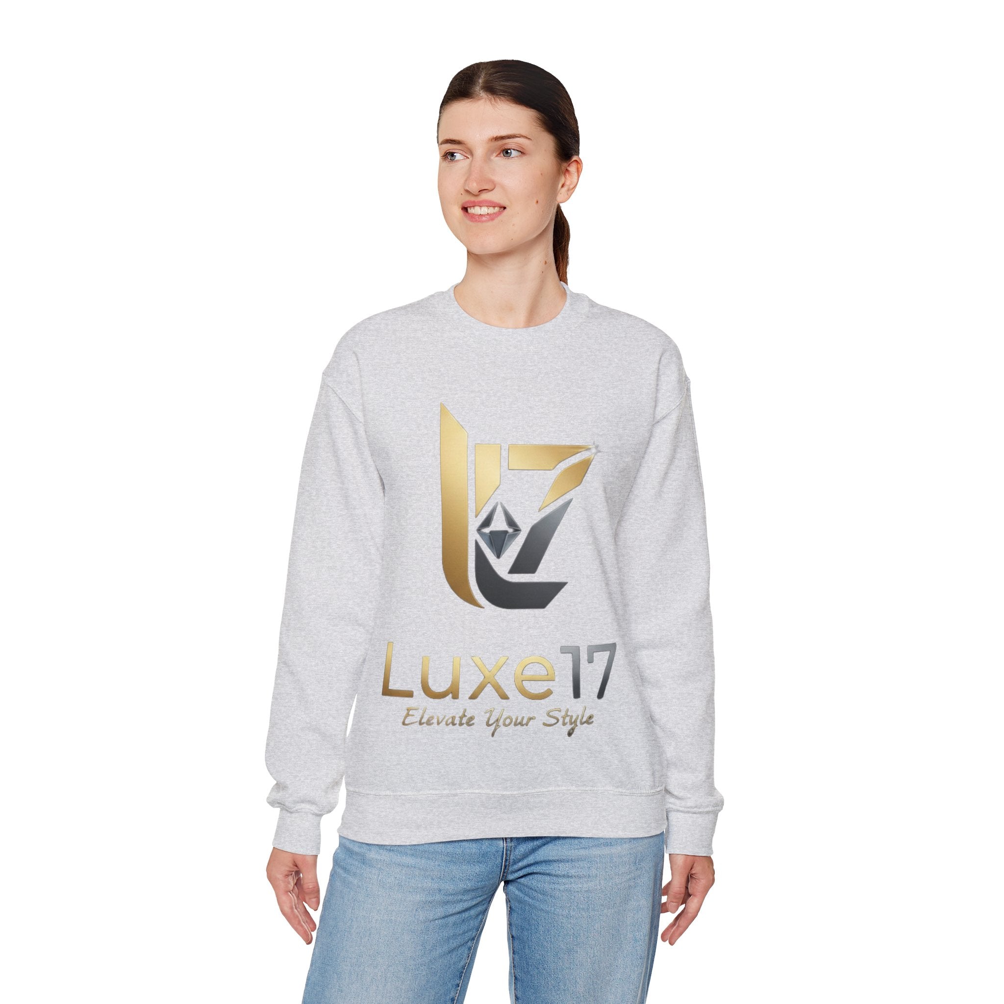 Luxe17 Logo Crewneck Sweatshirt — Elevate Your Style