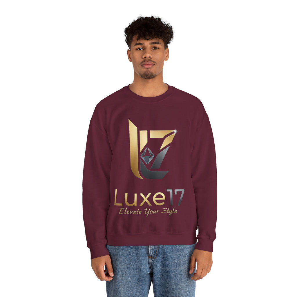 Luxe17 Logo Crewneck Sweatshirt — Elevate Your Style
