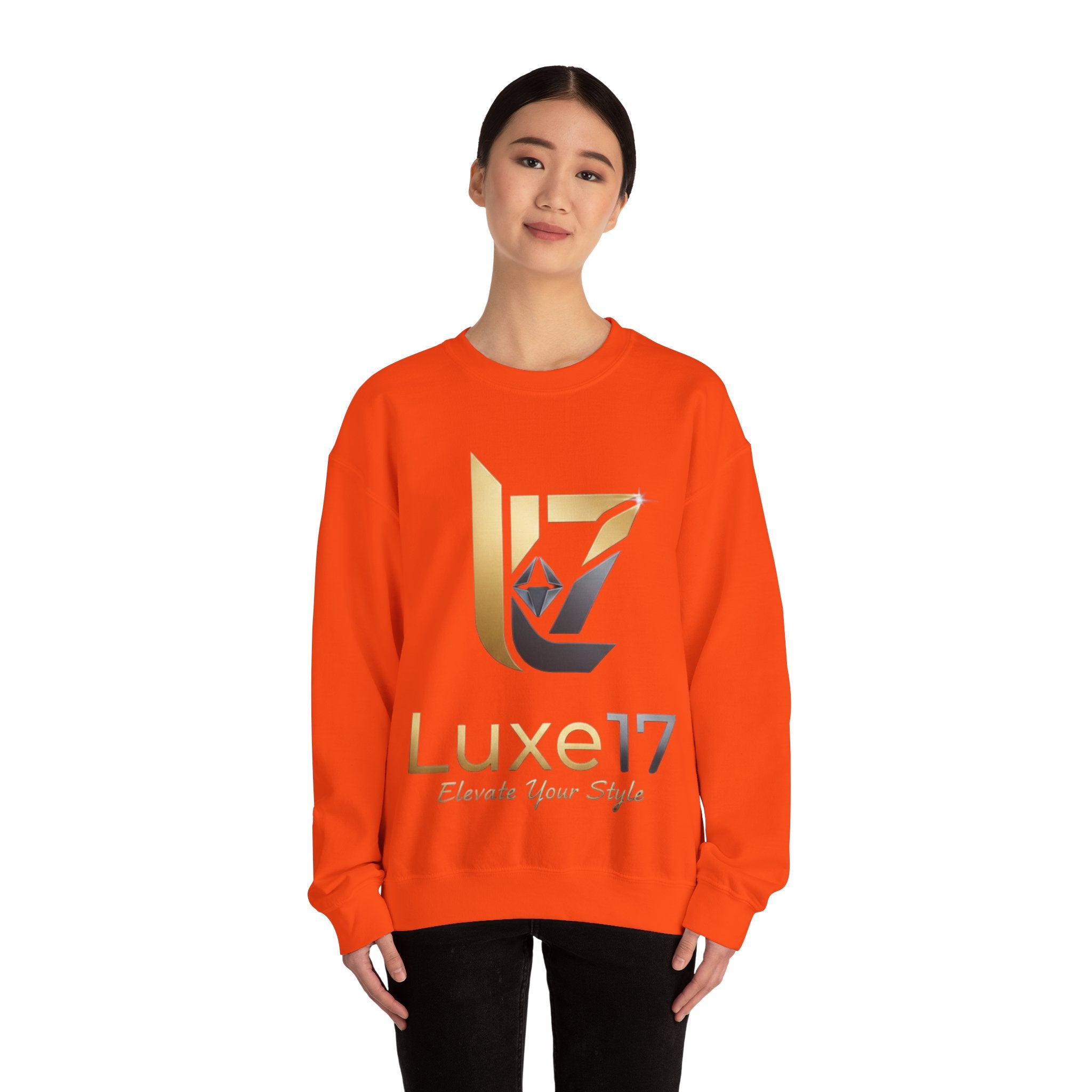 Luxe17 Logo Crewneck Sweatshirt — Elevate Your Style