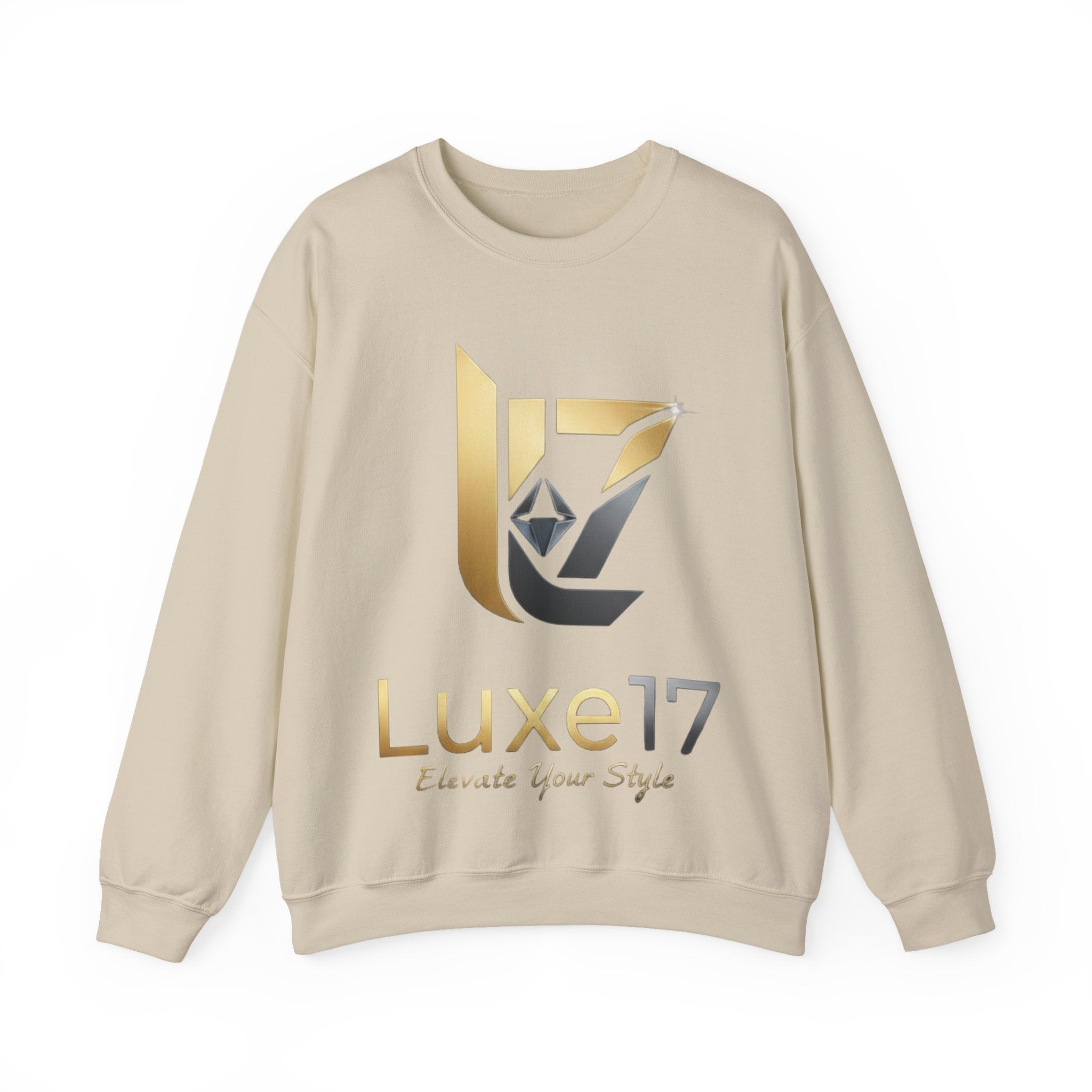 Luxe17 Logo Crewneck Sweatshirt — Elevate Your Style