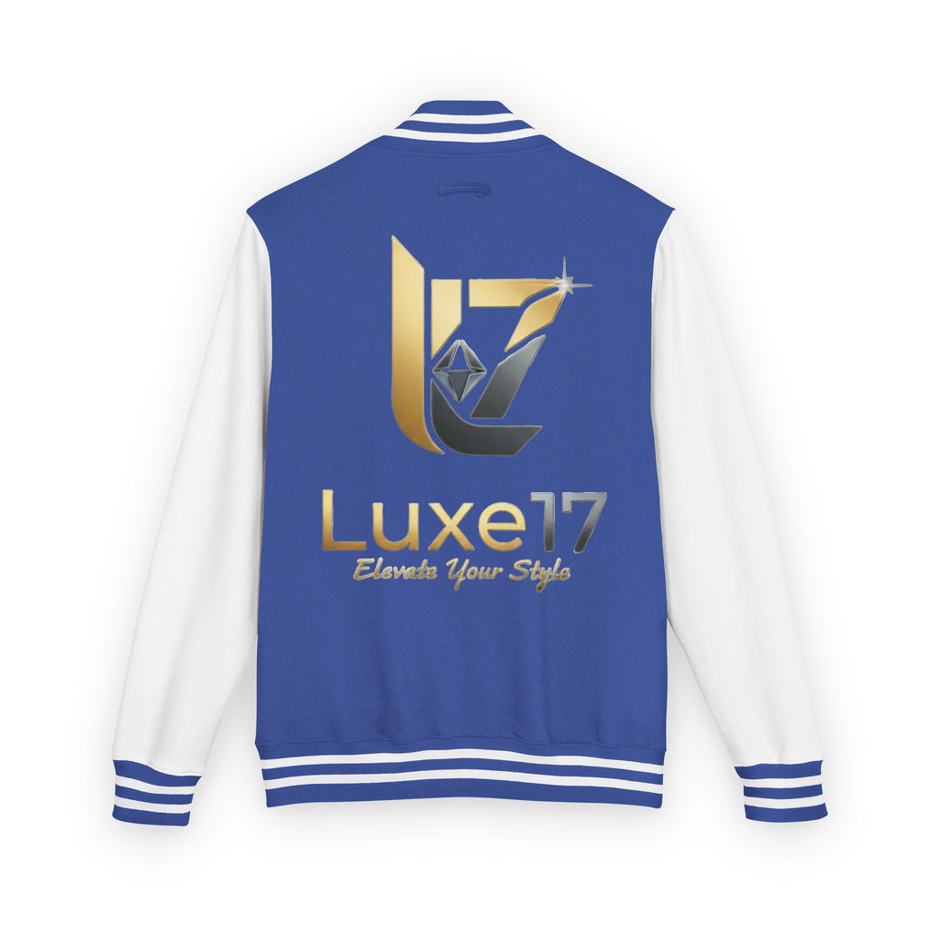 Letterman Jacket — Luxe17 Gold Logo Varsity Jacket