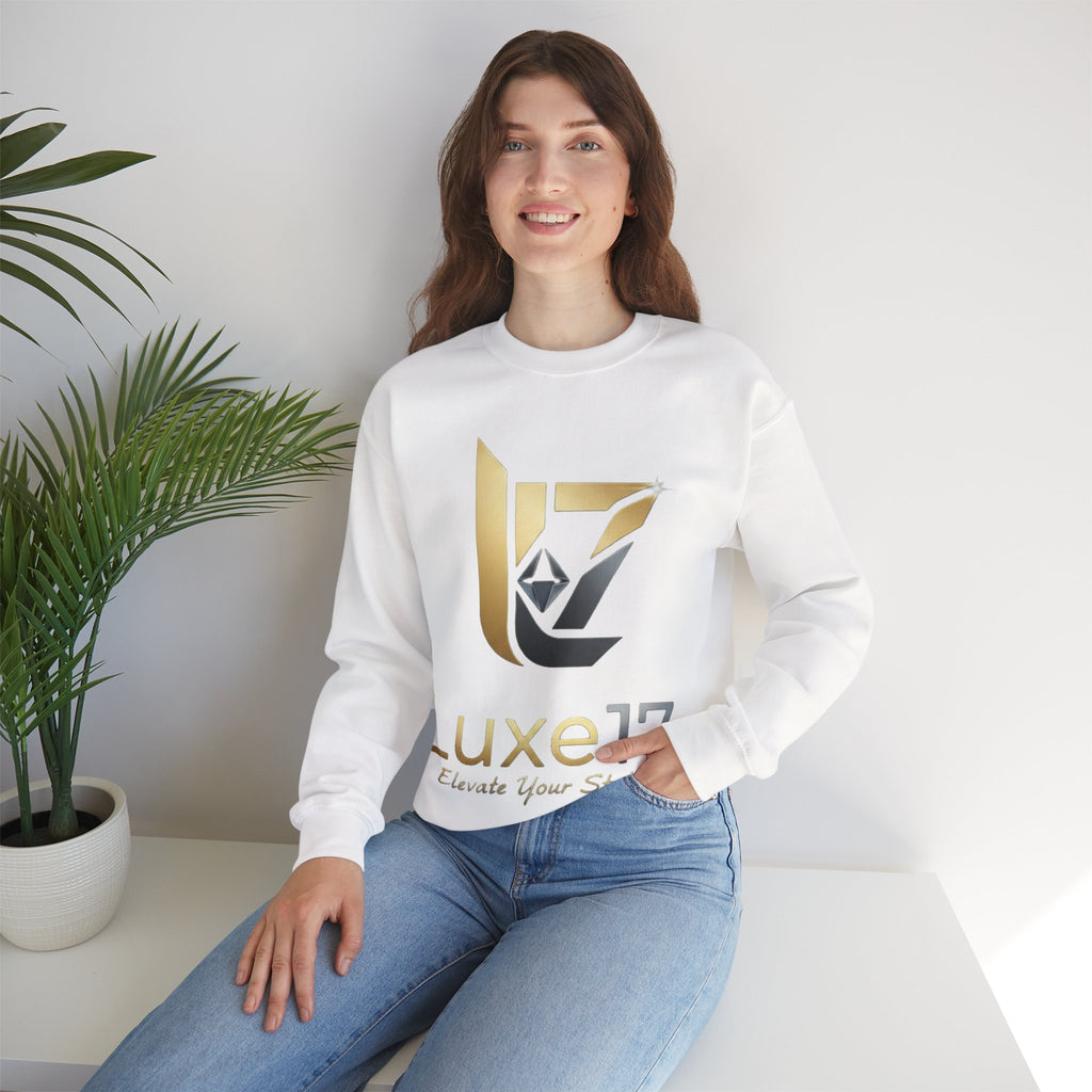 Luxe17 Logo Crewneck Sweatshirt — Elevate Your Style