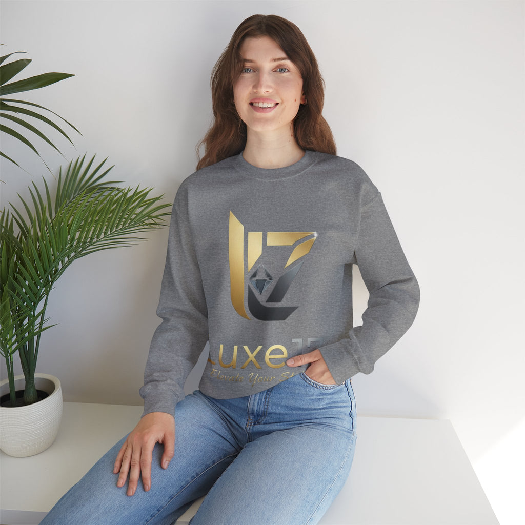Luxe17 Logo Crewneck Sweatshirt — Elevate Your Style