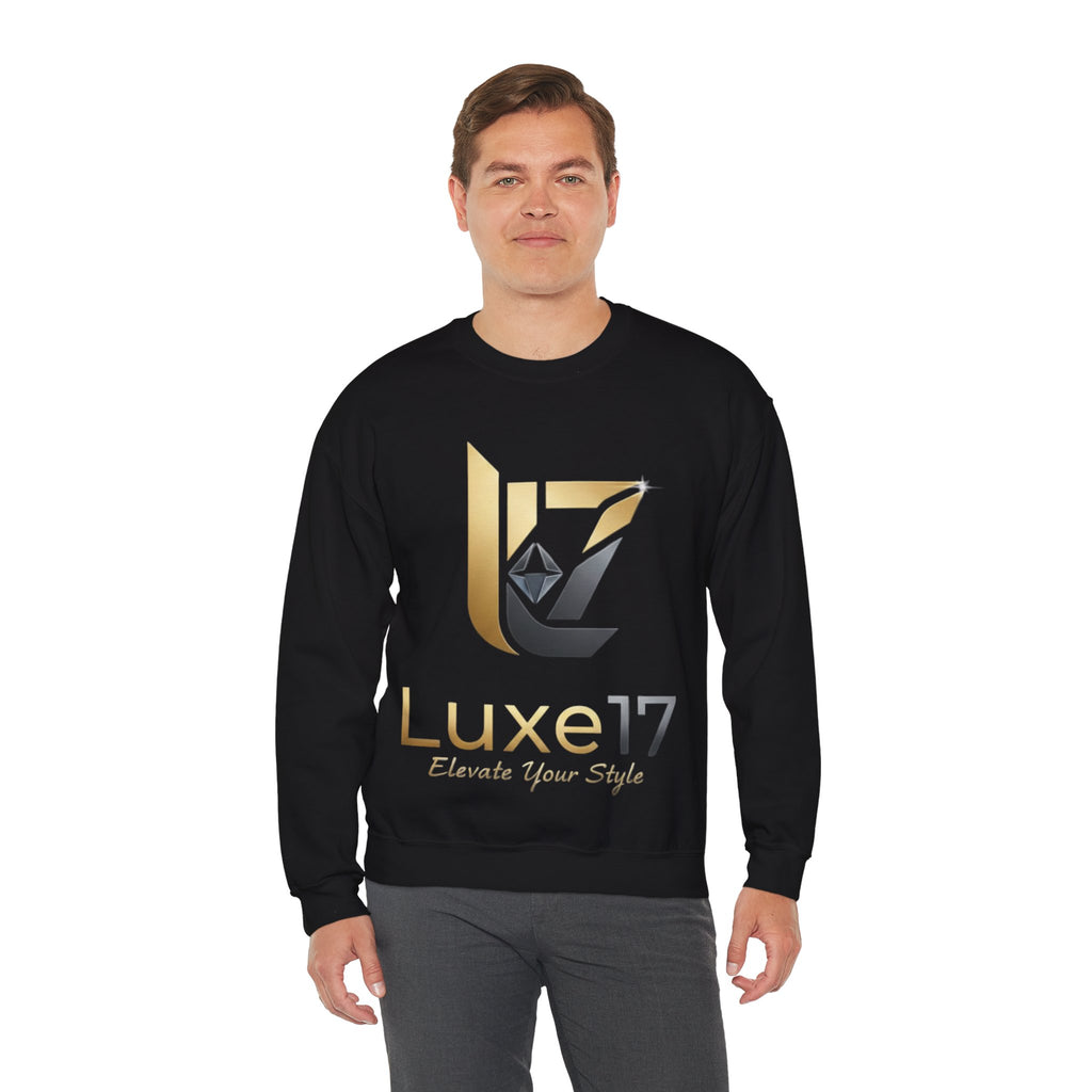 Luxe17 Logo Crewneck Sweatshirt — Elevate Your Style