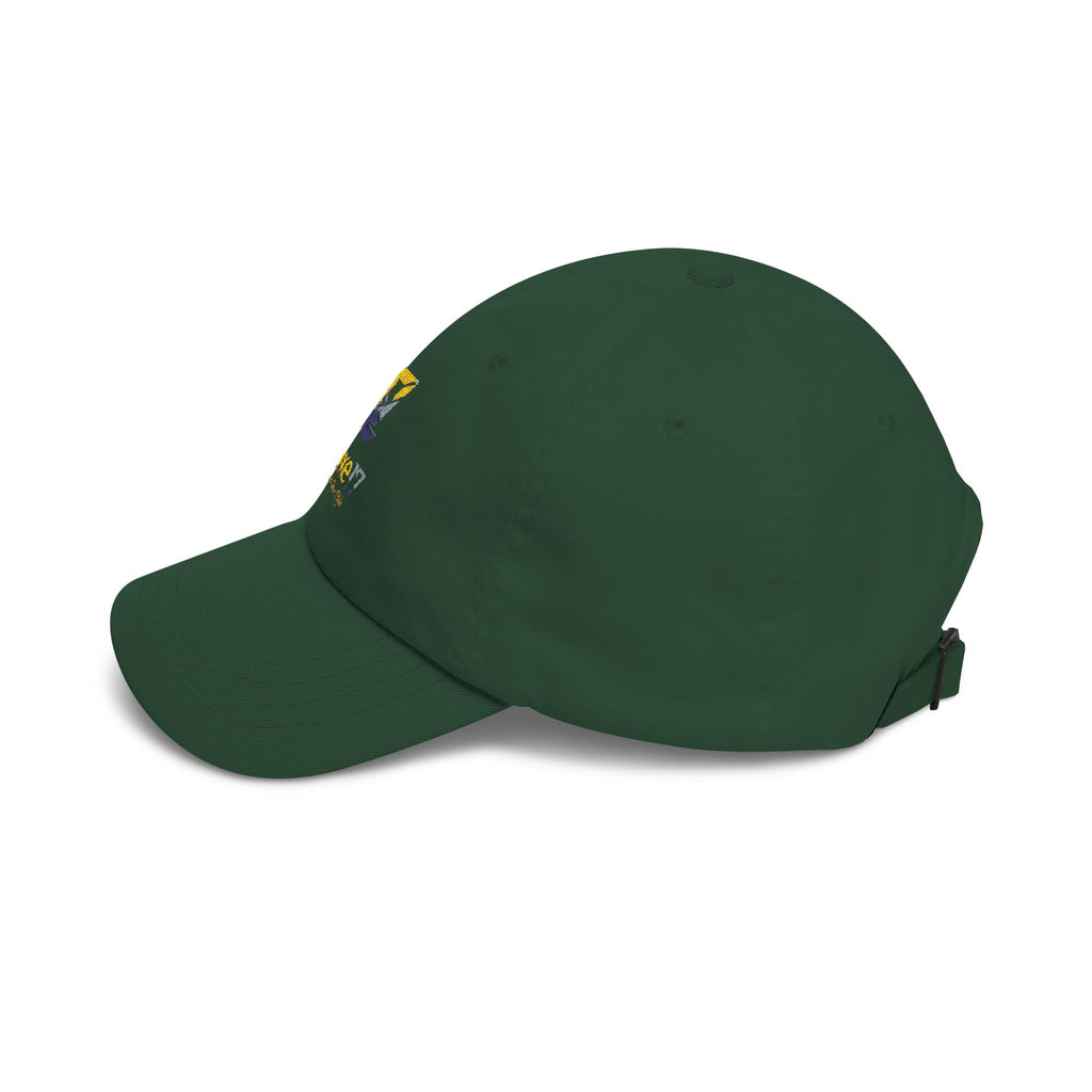 Classic Dad Cap — Luxe17 Embroidered White Baseball Hat