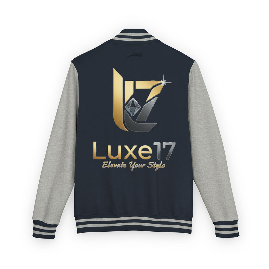 Letterman Jacket — Luxe17 Gold Logo Varsity Jacket