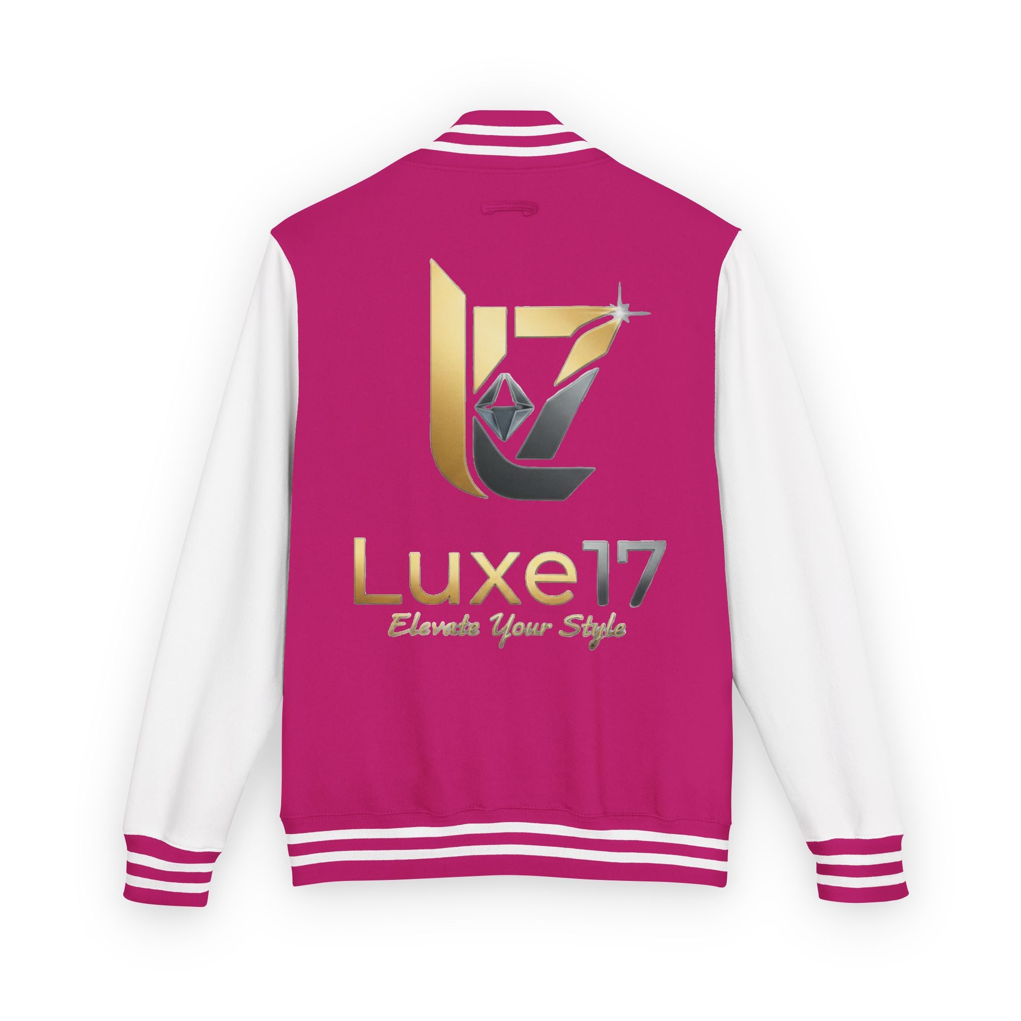 Letterman Jacket — Luxe17 Gold Logo Varsity Jacket