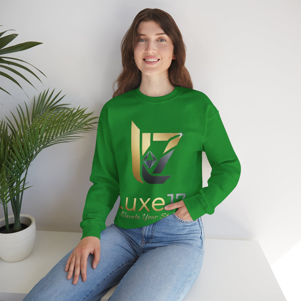 Luxe17 Logo Crewneck Sweatshirt — Elevate Your Style