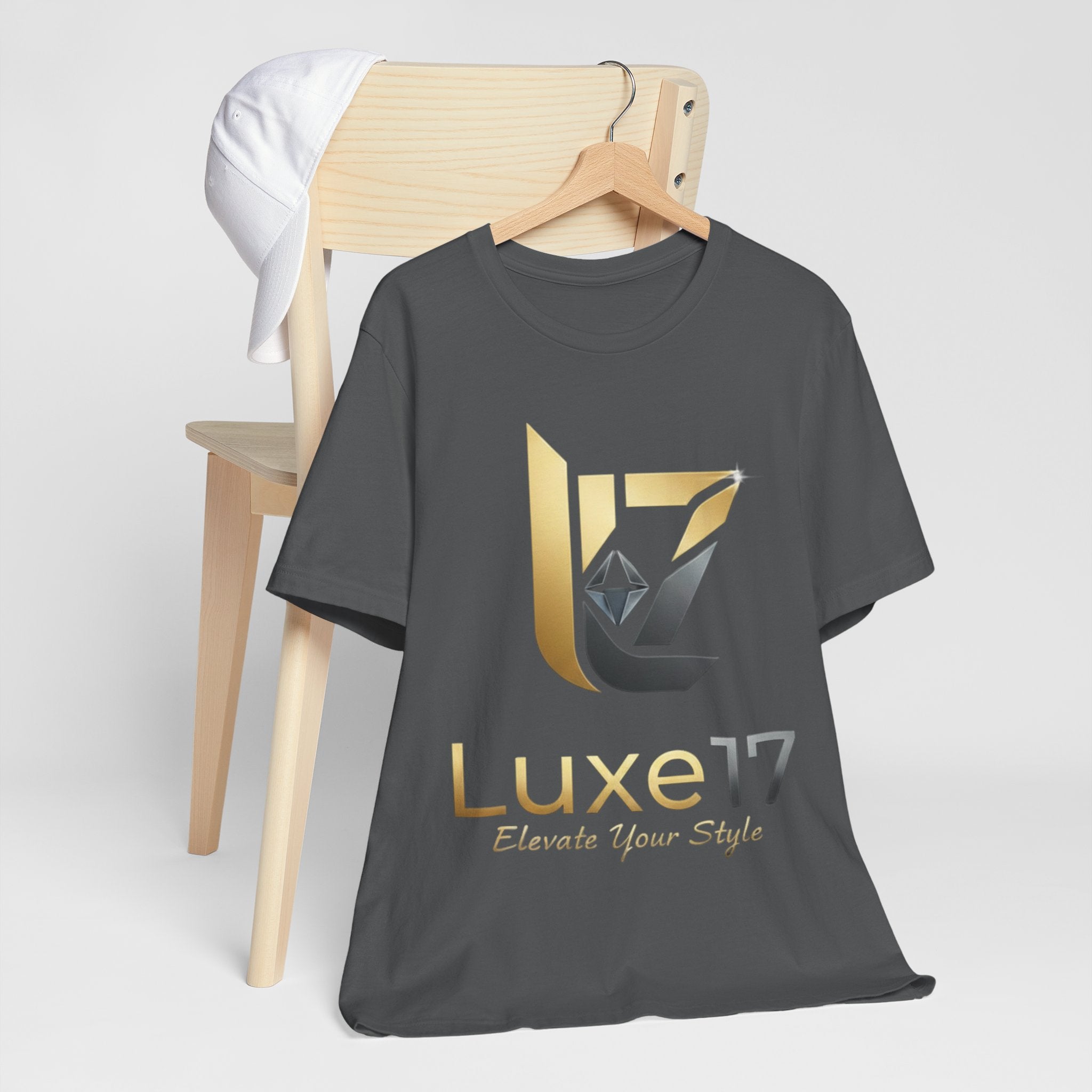 Luxe17 “Elevate Your Style” Logo T‑Shirt
