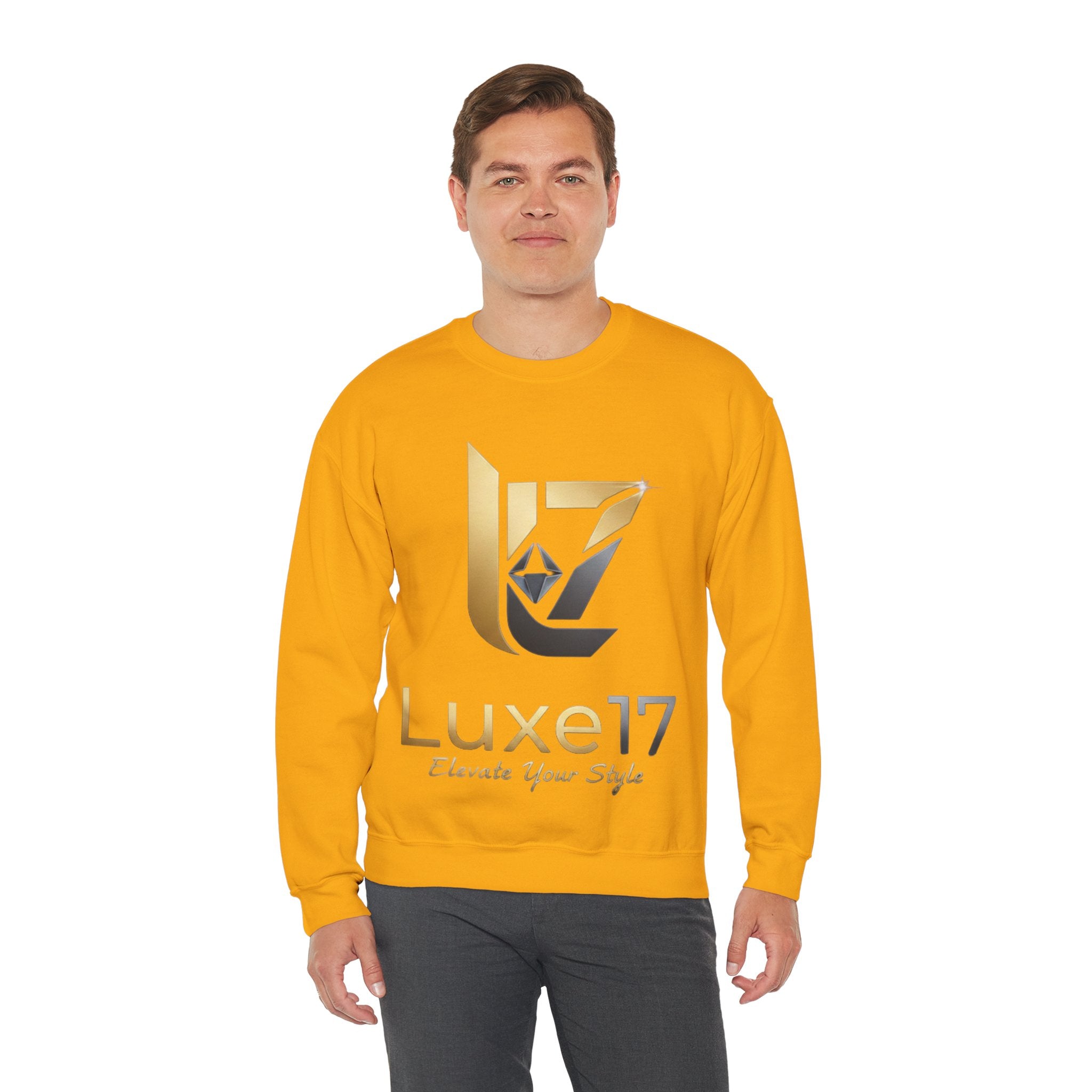 Luxe17 Logo Crewneck Sweatshirt — Elevate Your Style