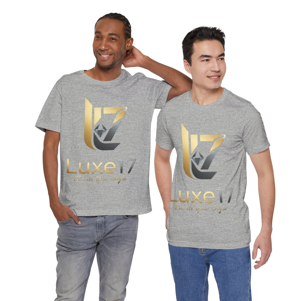 Luxe17 “Elevate Your Style” Logo T‑Shirt